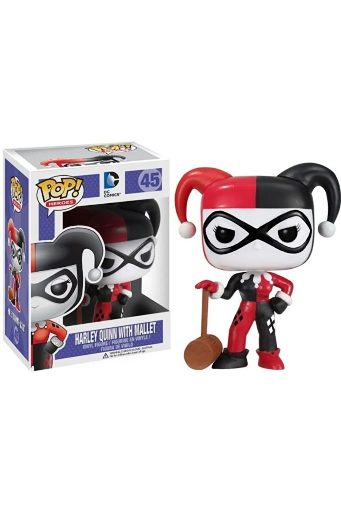 Pop Heroes Harley Quinn With Mallet