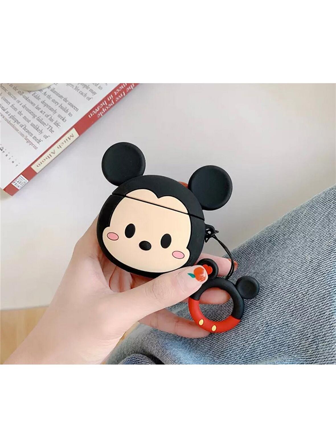 Mickey Mouse Temalı AirPods Pro Uyumlu Kılıf Koruyucu