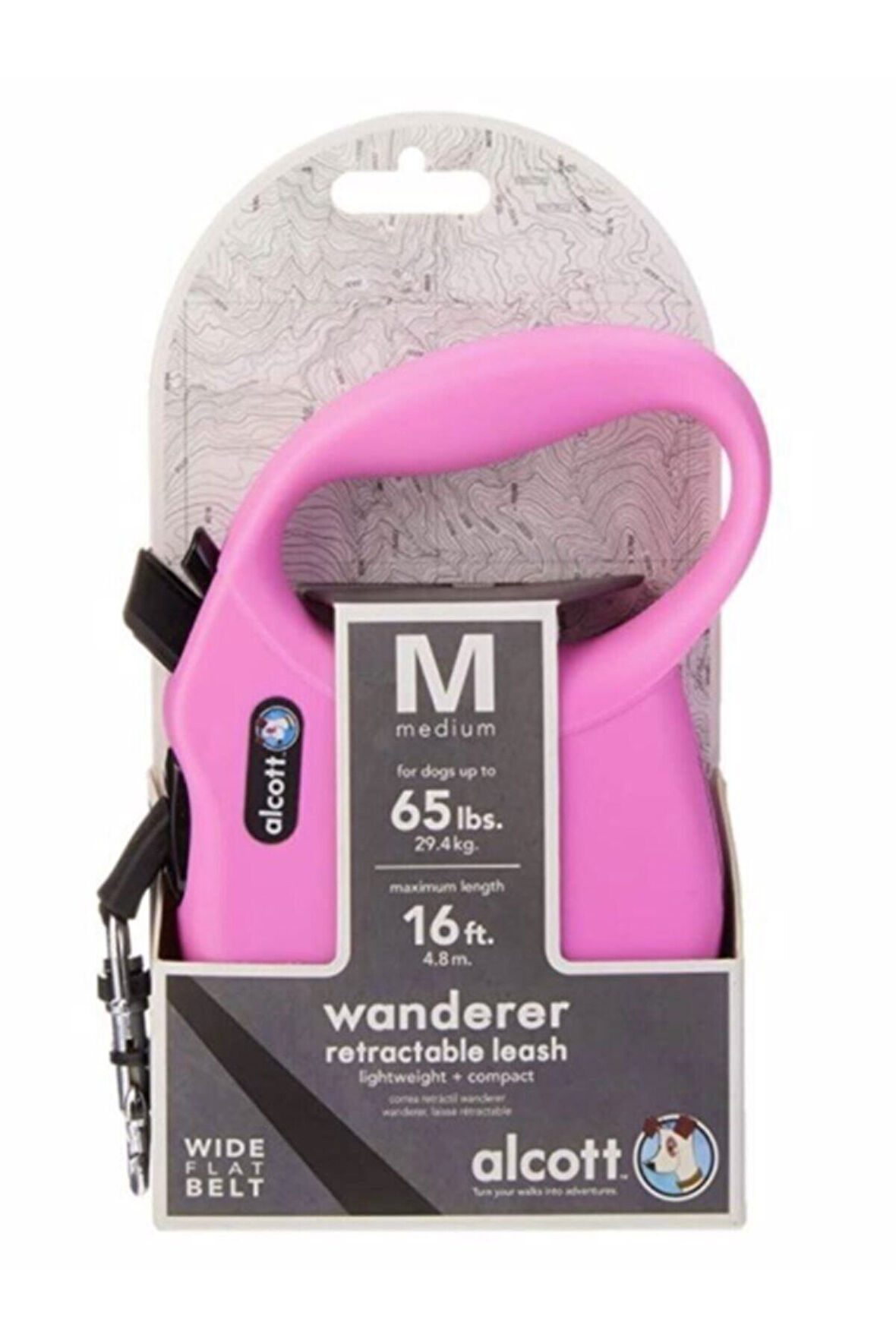 ALCOTT Pembe Medıum Wanderer Otomatik Sevk Kayışı 5 M. 30 Kg.