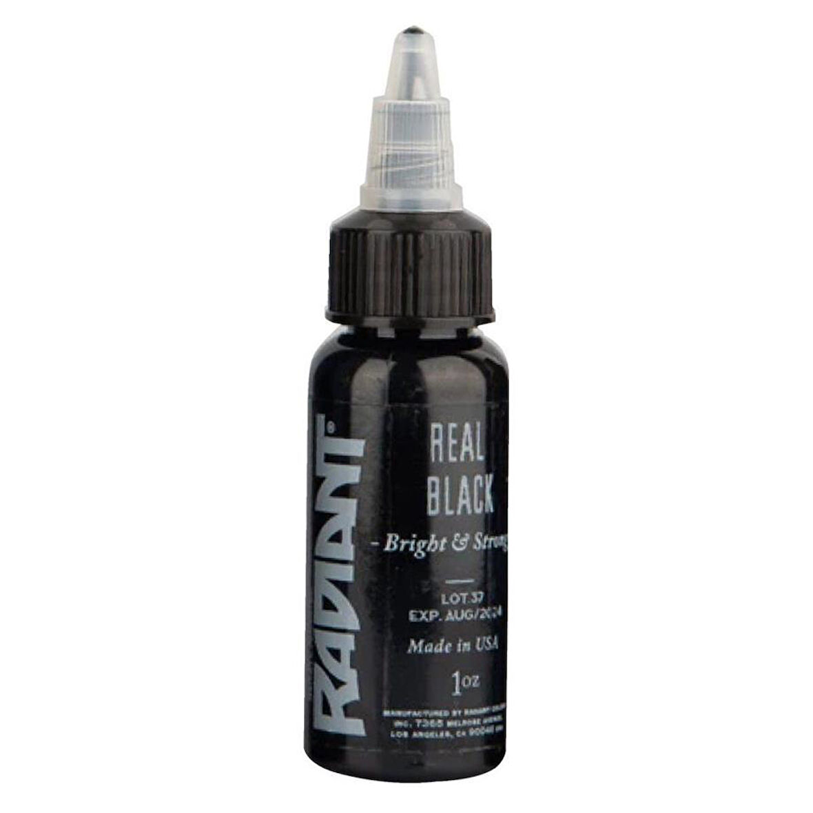 Real Black - Radiant Tattoo Dövme Boyası  - 1oz/30ml