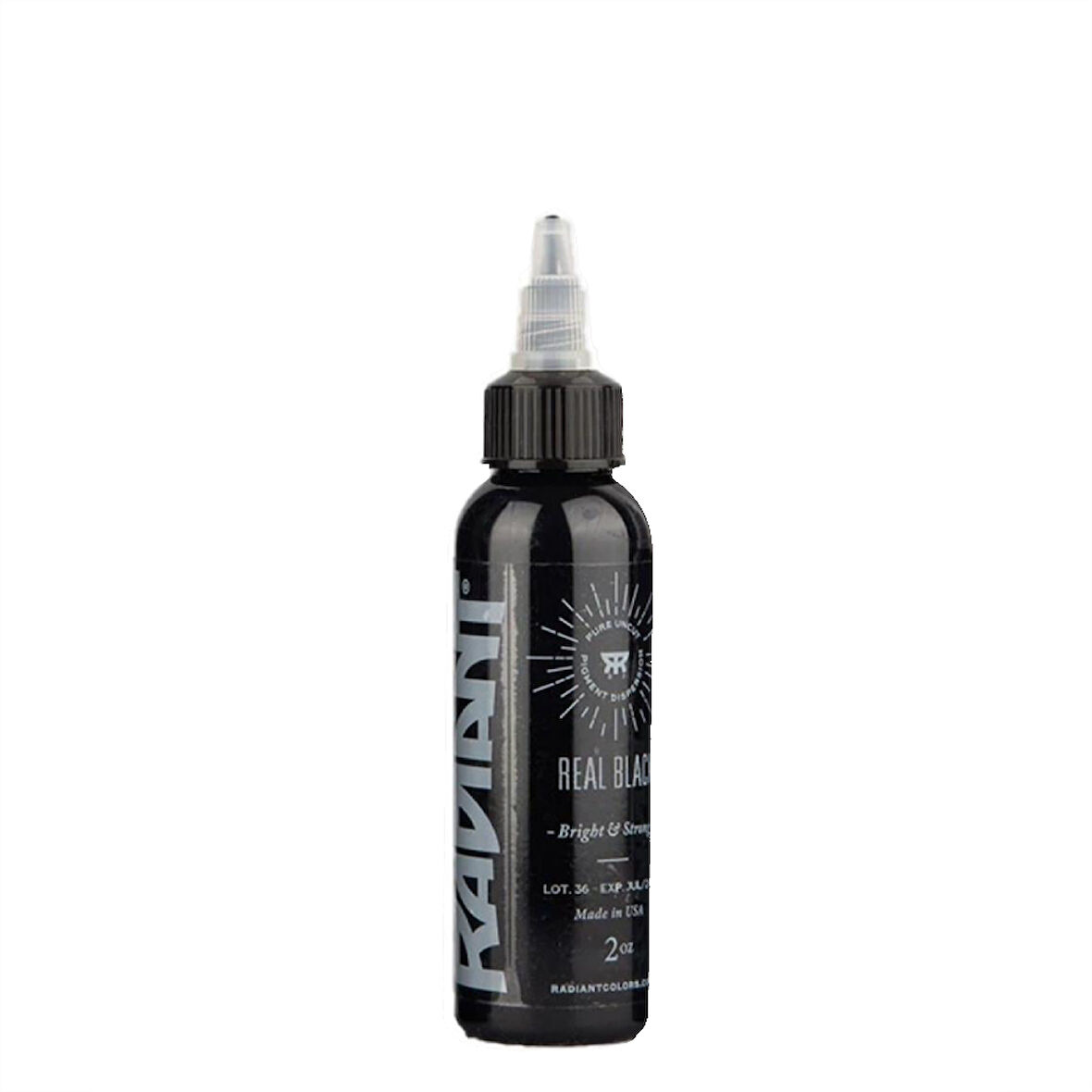 Real Black - Radiant Tattoo Dövme Boyası  - 2oz/60ml