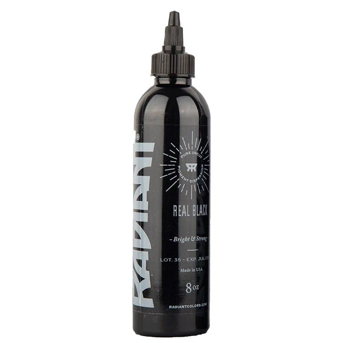 Real Black - Radiant Tattoo Dövme Boyası  - 8oz/240ml