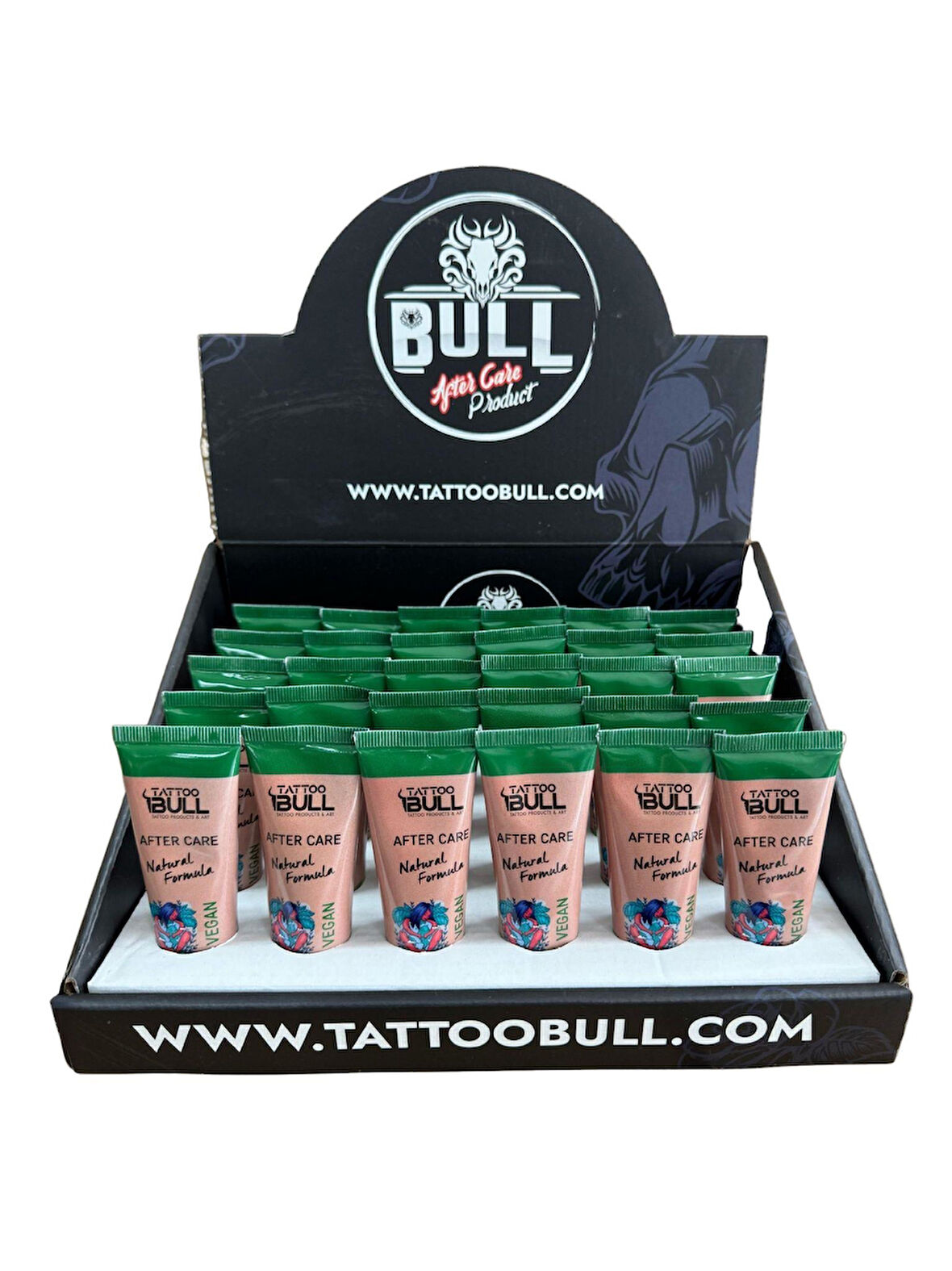 TattooBull Tattoo Aftercare Vegan 30ml - Bakım Kremi 30'lu Koli