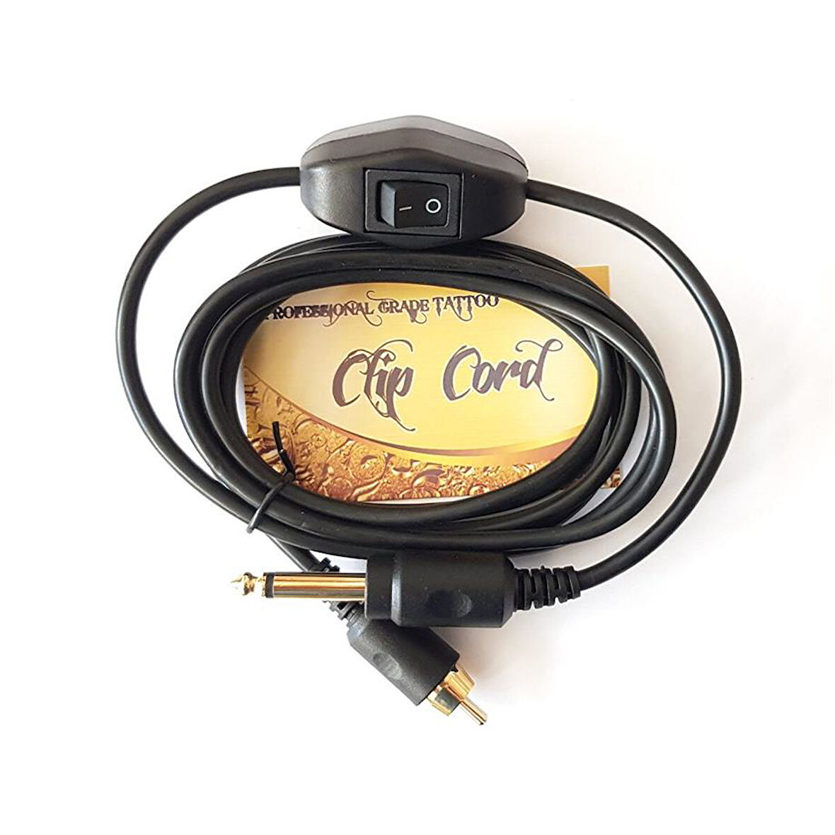 RCA Pen Makine Kablosu Anahtarlı - Siyah (clipcord)