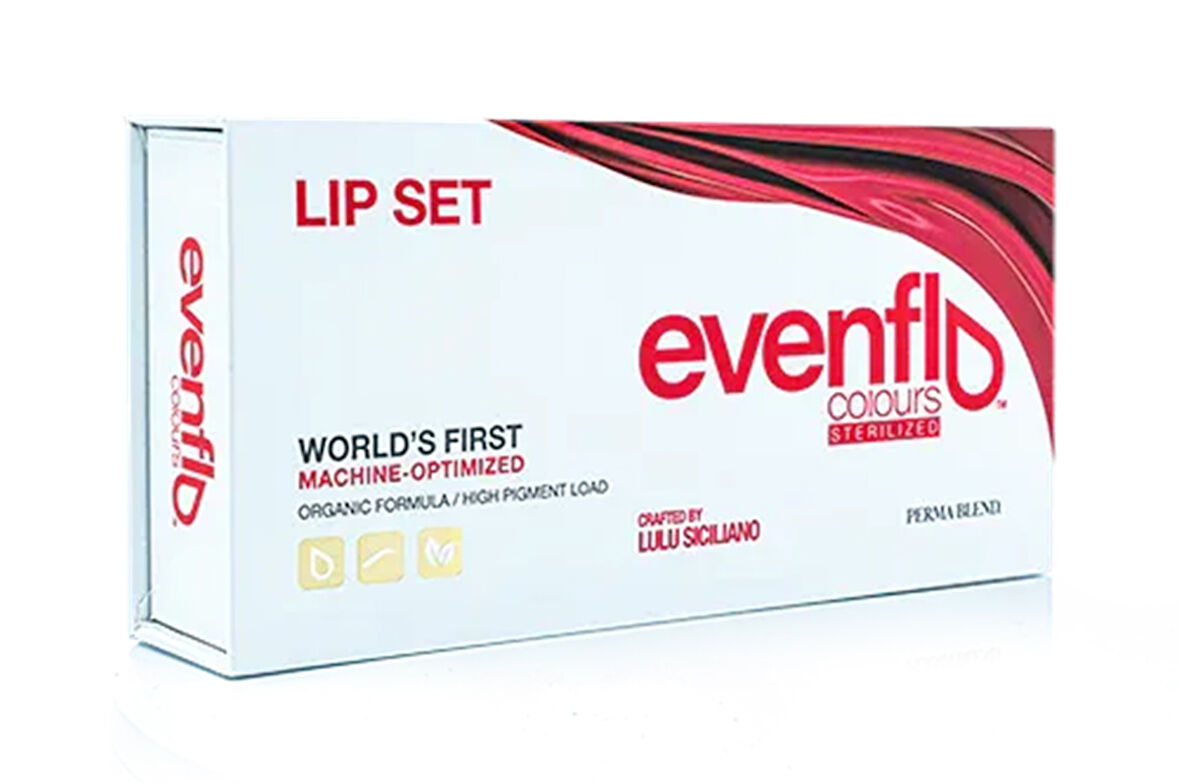 Perma Blend - Evenflo Lip Set - 5'li Kalıcı Makyaj Boya Seti - 15 ml
