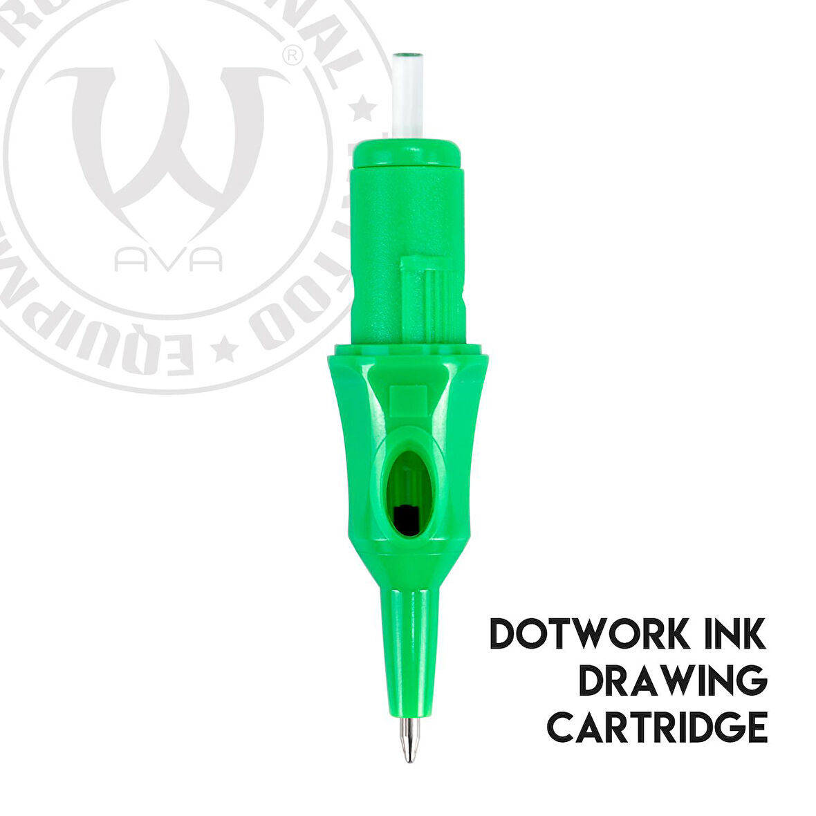 Ball Pen Cartridge Green - Dotwork Ink Drawing 20 Adet