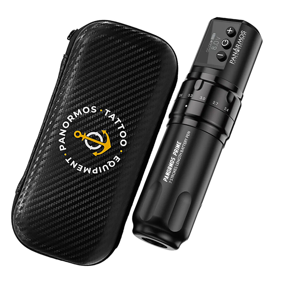 Panormos Prime 10. Yıl Özel Seri Kablosuz Dövme Makinesi | 2 Adet Pil | Siyah Renk