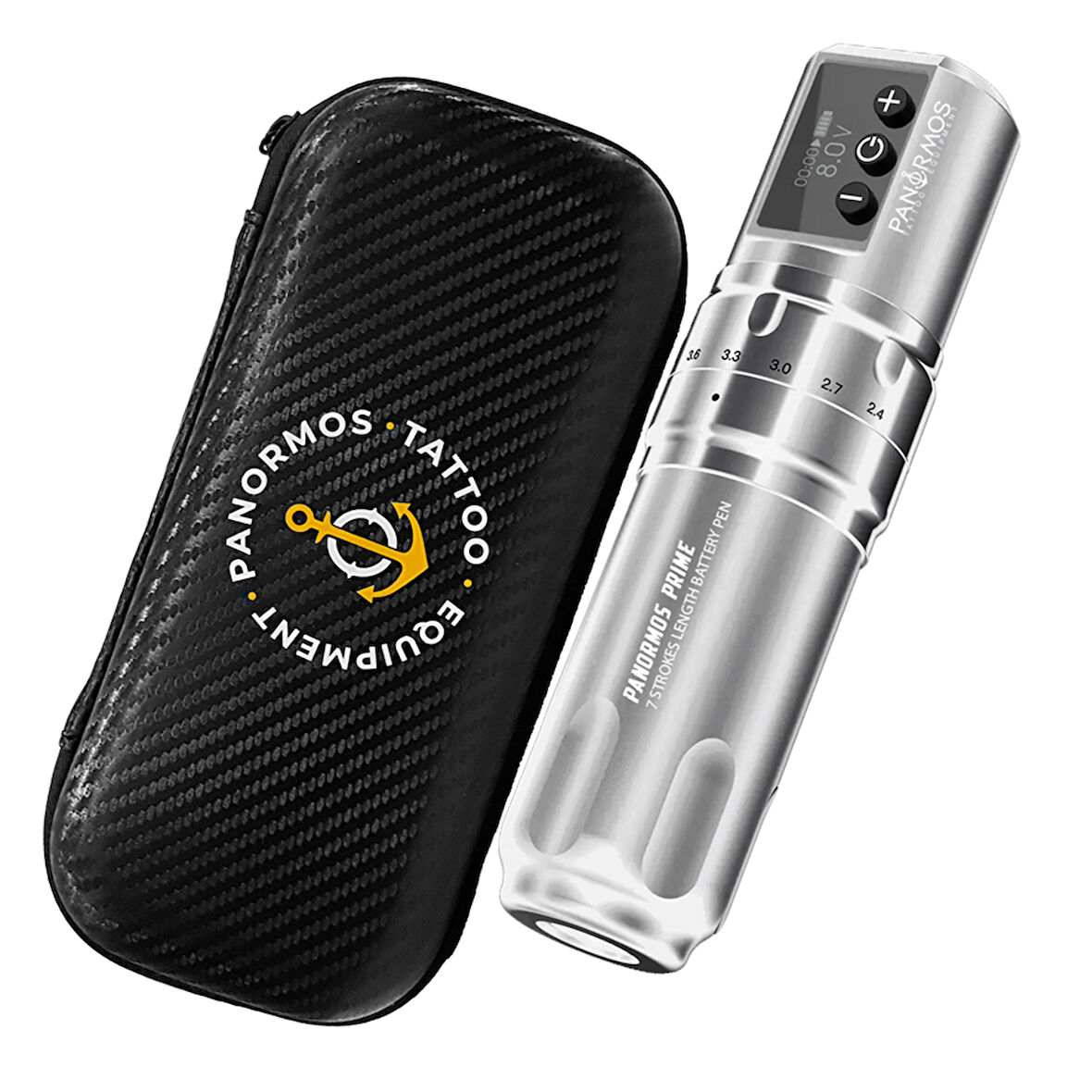 Panormos Prime 10. Yıl Özel Seri Kablosuz Dövme Makinesi | 2 Adet Pil | Gri Renk