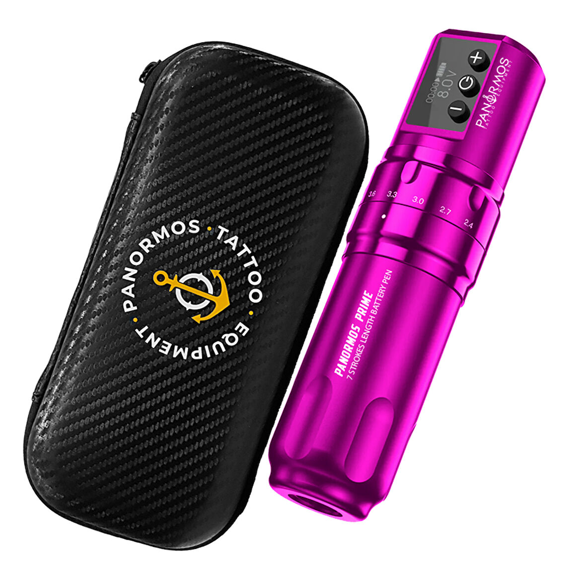 Panormos Prime 10. Yıl Özel Seri Kablosuz Dövme Makinesi | 2 Adet Pil | Pembe Renk