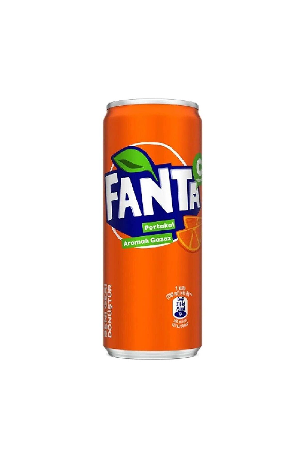 Fanta Portakal 250 ml Kutu