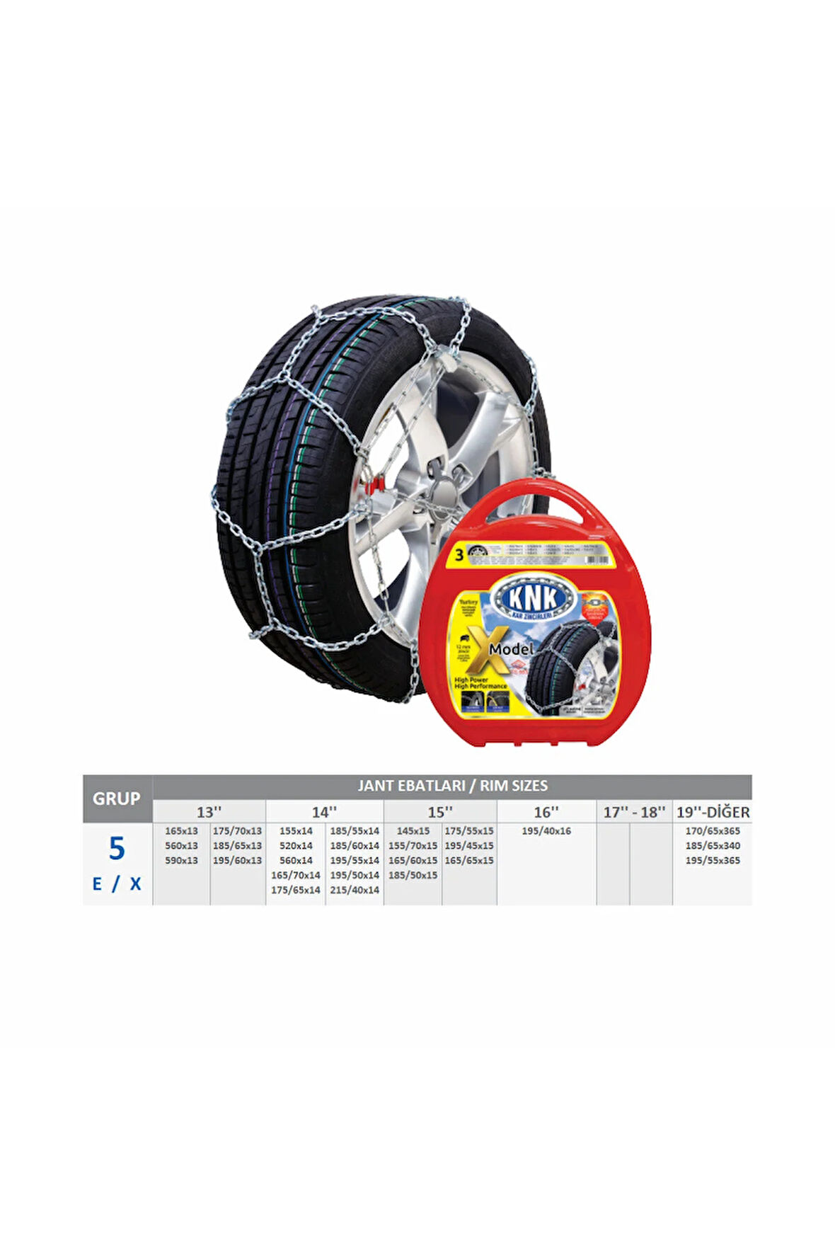 Araç Kar Patinaj Zinciri Takmatik 175 x 65 x r14