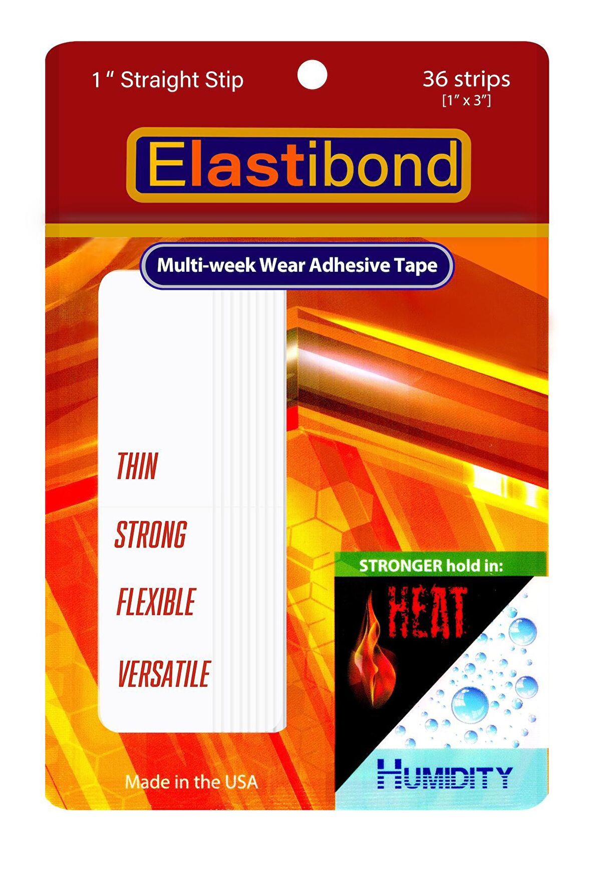 True Tape Elastibond Protez Saç Bandı 36 Adet Düz (2,5cm x 7,5cm) 1"