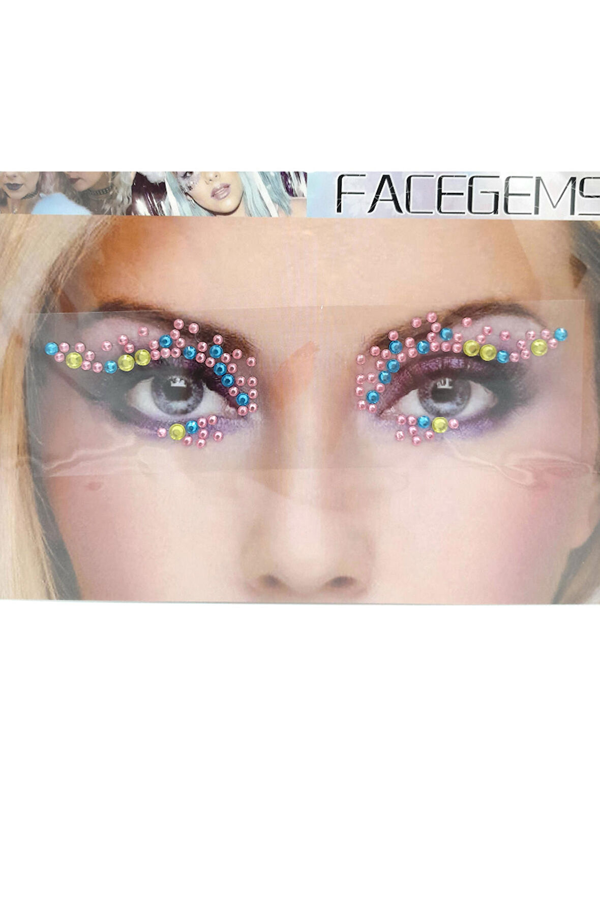 Göz Etrafı Süsleme Taşı Yapışkanlı