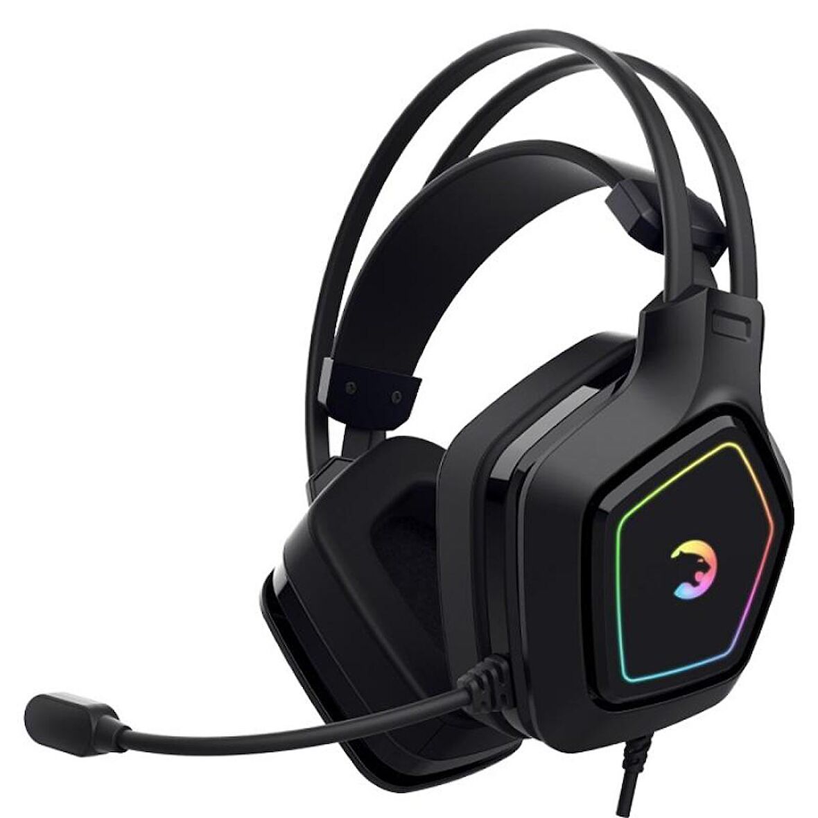 GamePower Mihawk Pro Siyah 7.1 Surround Hi-Fi RGB Titreşimli Gaming Kulaklık (Memory Foam)