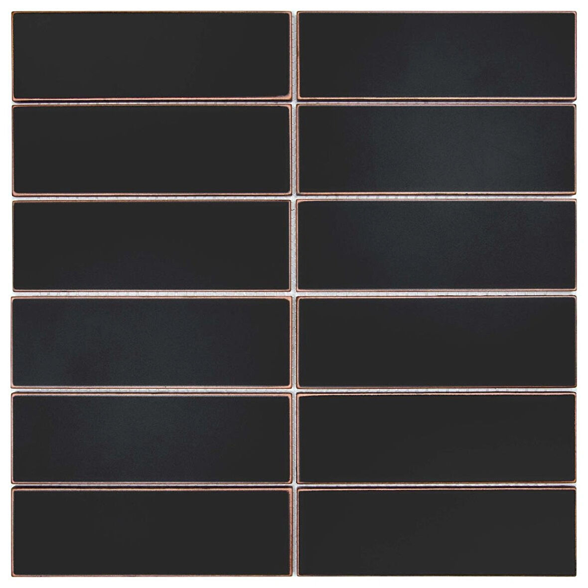 Niche Tiles Nichetiles Encore Trattato Antik Bakır Metal Mozaik 30,5 cm. x 30,5 cm. (0,5 Metrekare/Kutu)