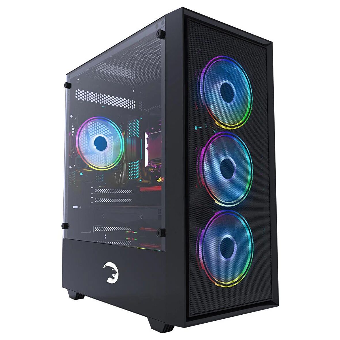 GamePower Manta 4*120mm A-RGB Fan 500W 80+ Bronz mATX Gaming Kasa 