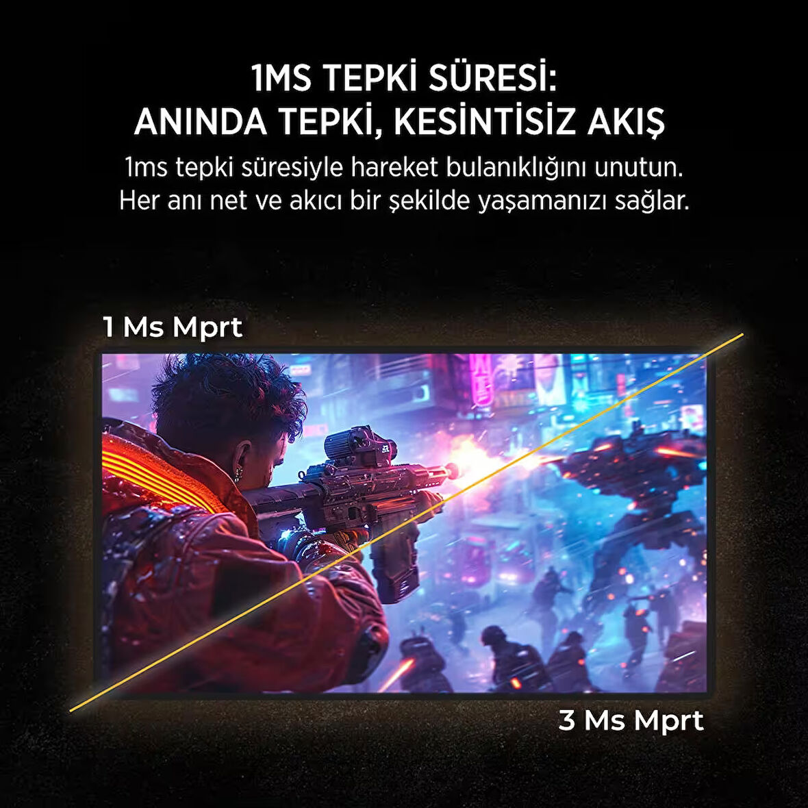 James Donkey Rion R10 24" 165Hz 1Ms FHD VA Curved Gaming Monitör (Sıfır Ölü Piksel Garantili)