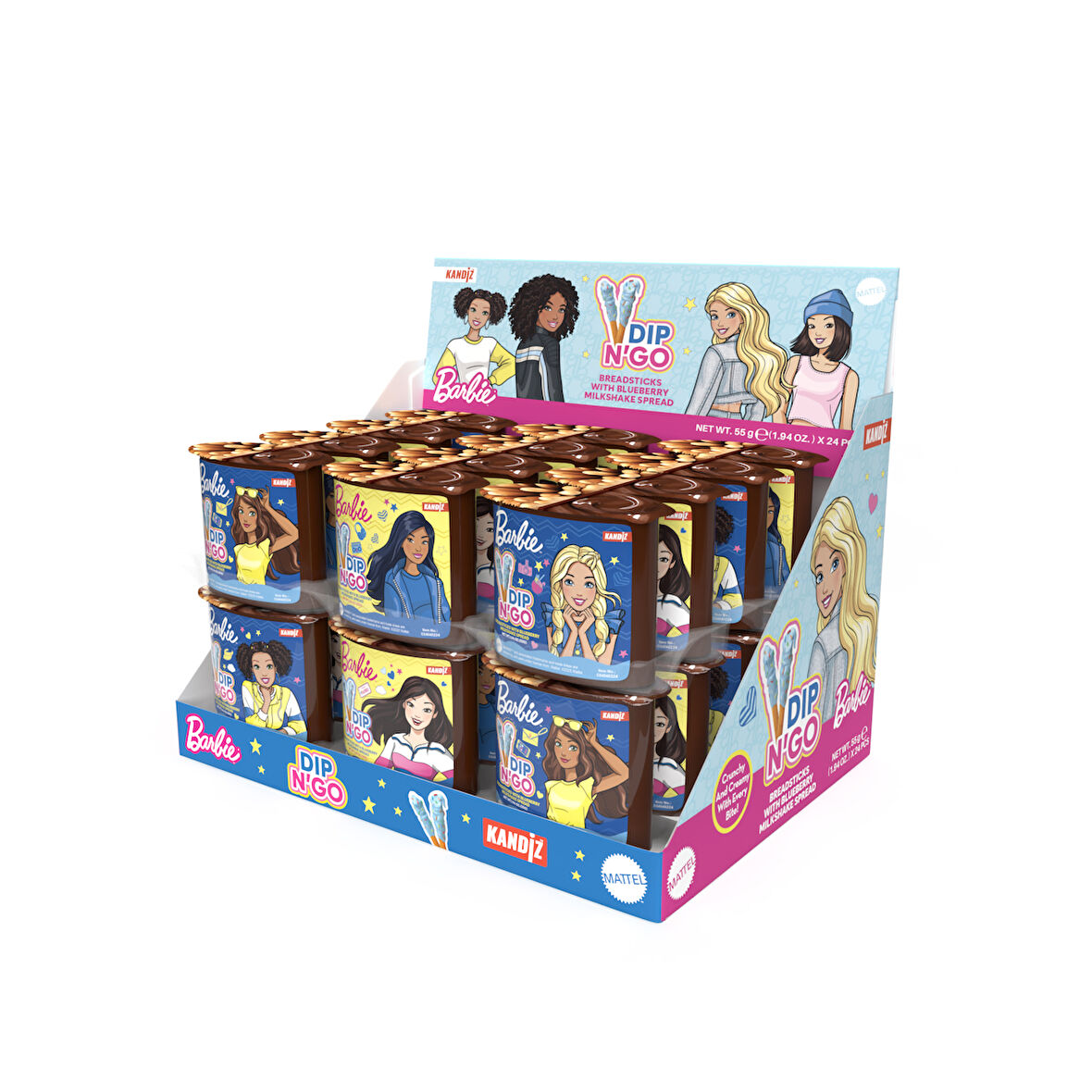 Barbie Dipn Go Blueberry Milkshake 55g