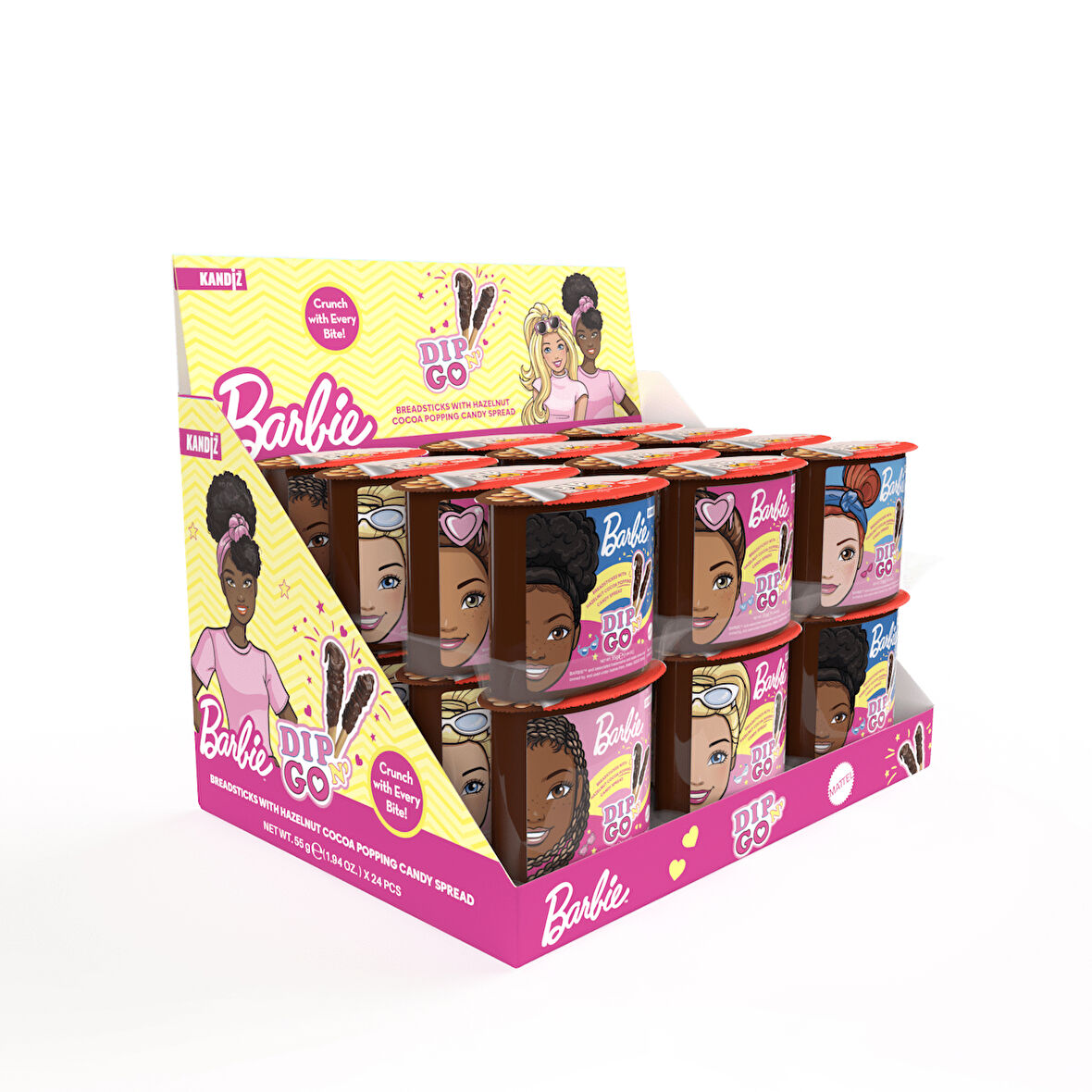 Barbie Dipn Go Chocolate Popping Candy 55g