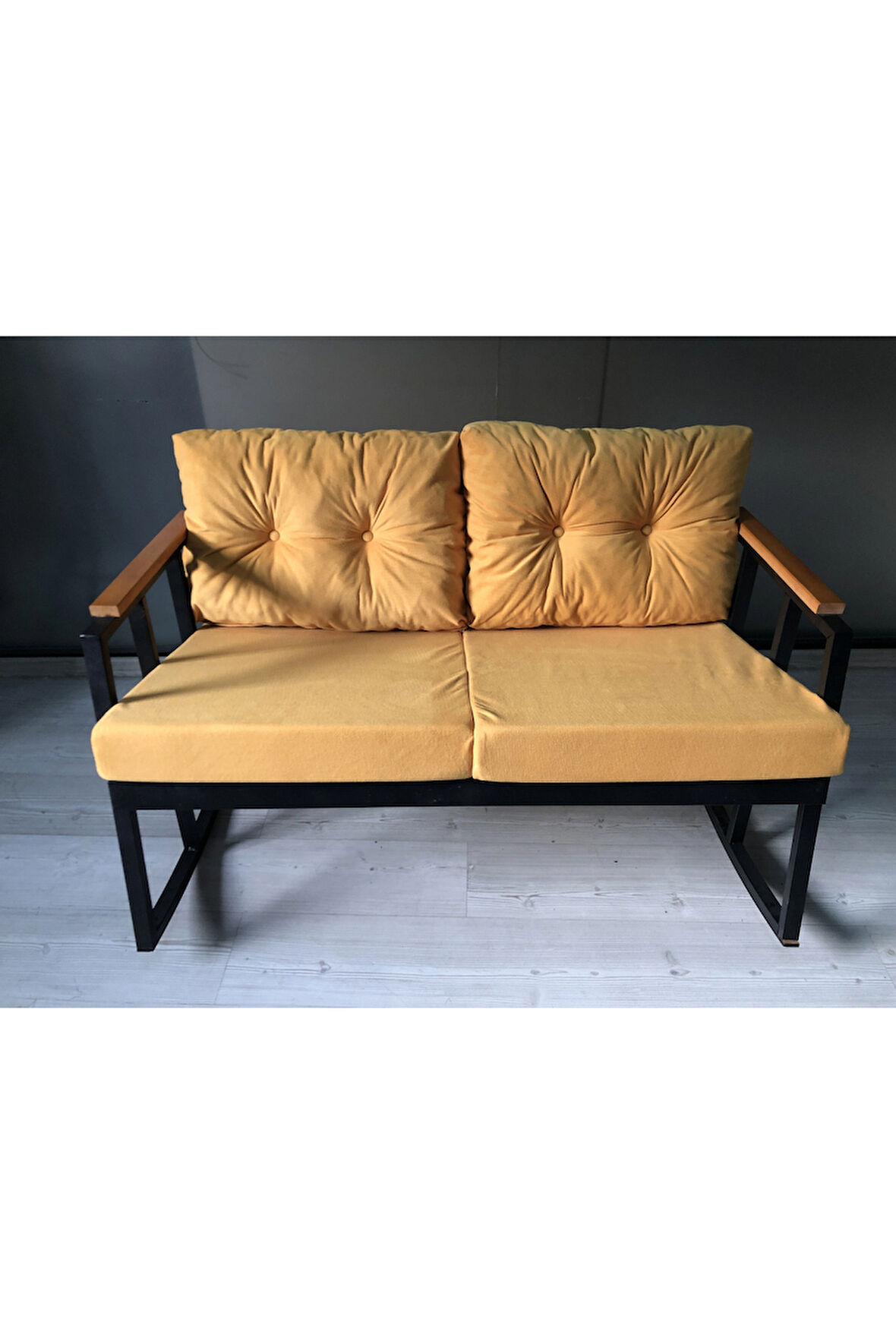 2'li Sallanan Sandalye Tv Koltuğu Kafe-balkon-mutfak-berjer-ofis Sallanır Çiftli Koltuk