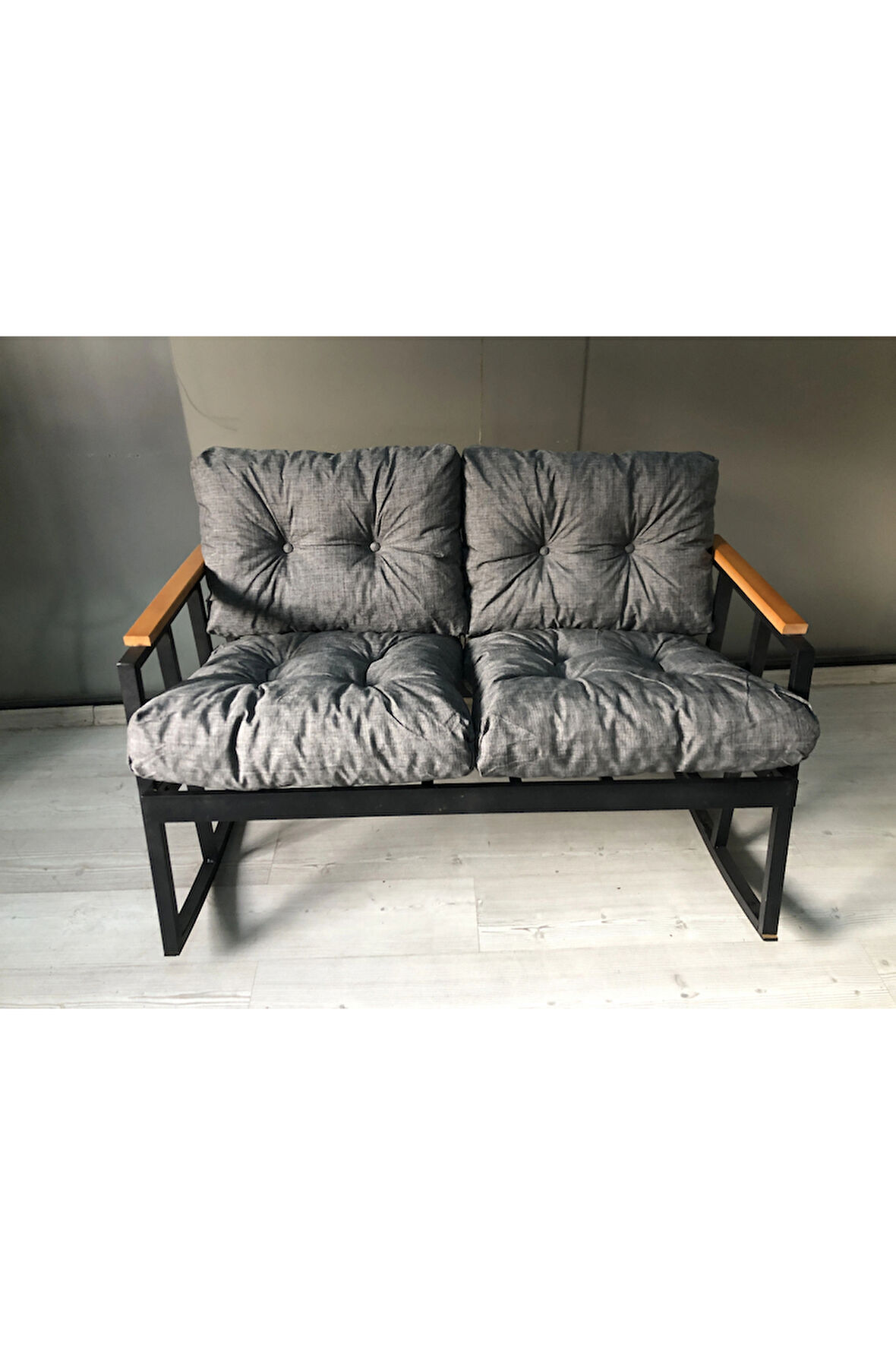 2'li Sallanan Sandalye Tv Koltuğu Kafe-balkon-mutfak-berjer-ofis Sallanır Çiftli Koltuk Miami