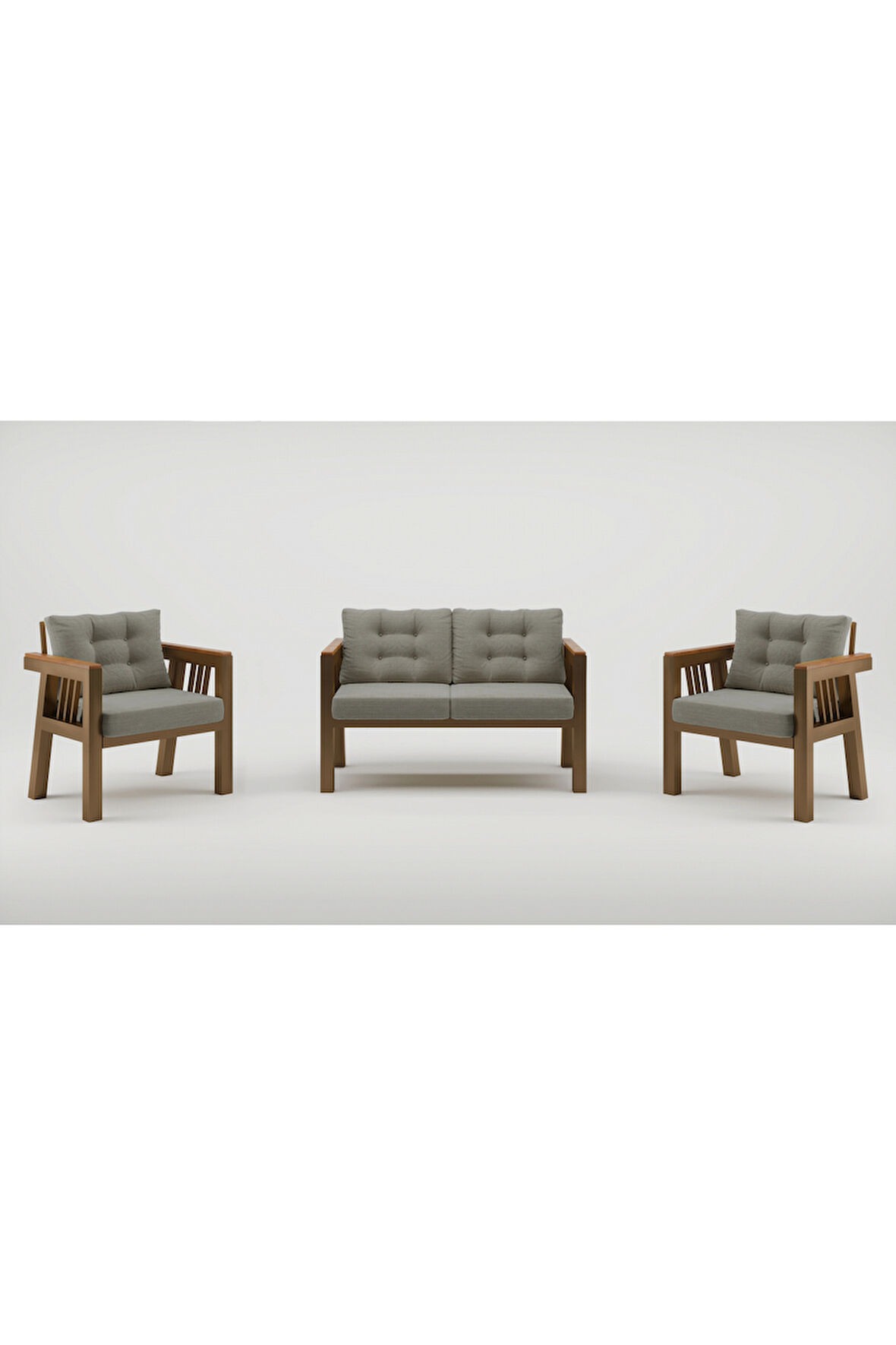 Elmas 2+1+1 (GRİ)Balkon-bahçe-kafe,çay Seti,koltuk Takımı,oturma Grubu,ofis Koltuğu