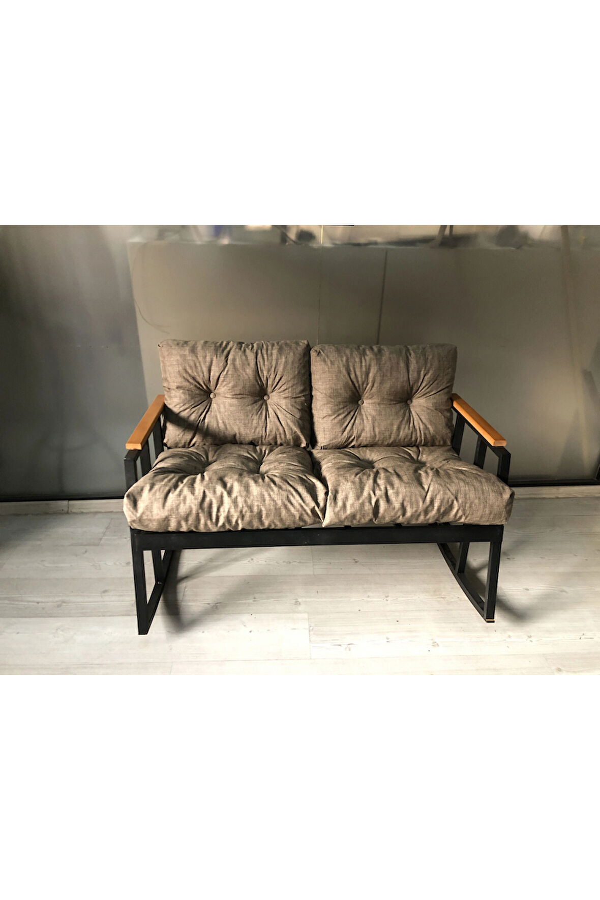 2'li Sallanan Sandalye Tv Koltuğu Kafe-balkon-mutfak-berjer-ofis Sallanır Çiftli Koltuk Miami