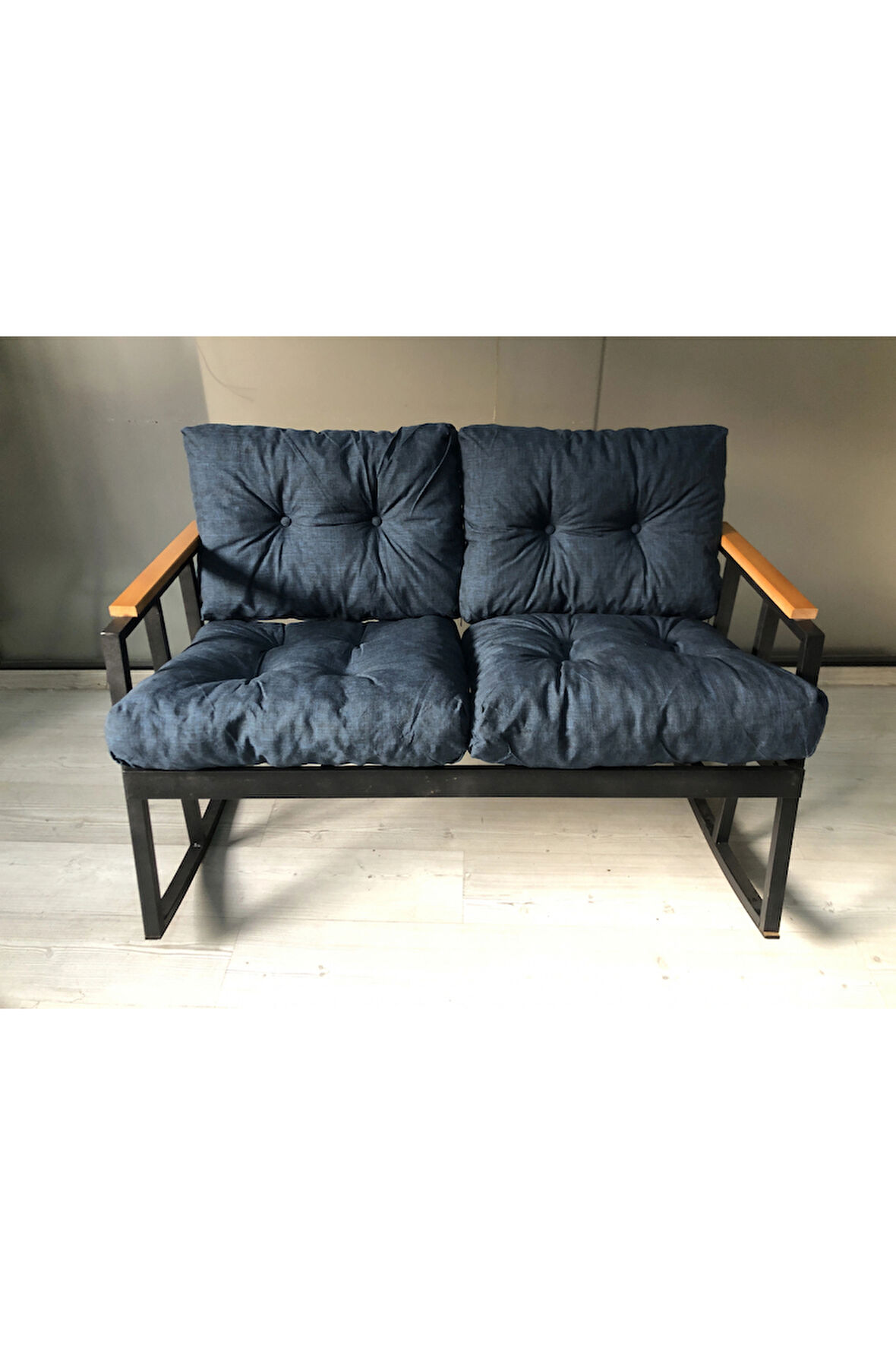 2'li Sallanan Sandalye Tv Koltuğu Kafe-balkon-mutfak-berjer-ofis Sallanır Çiftli Koltuk Miami