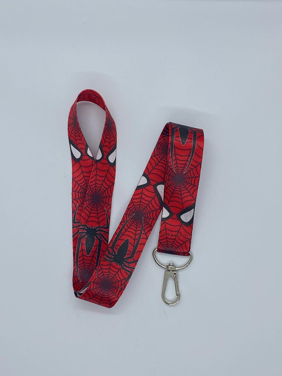 Spiderman Temalı Boyun İpi 