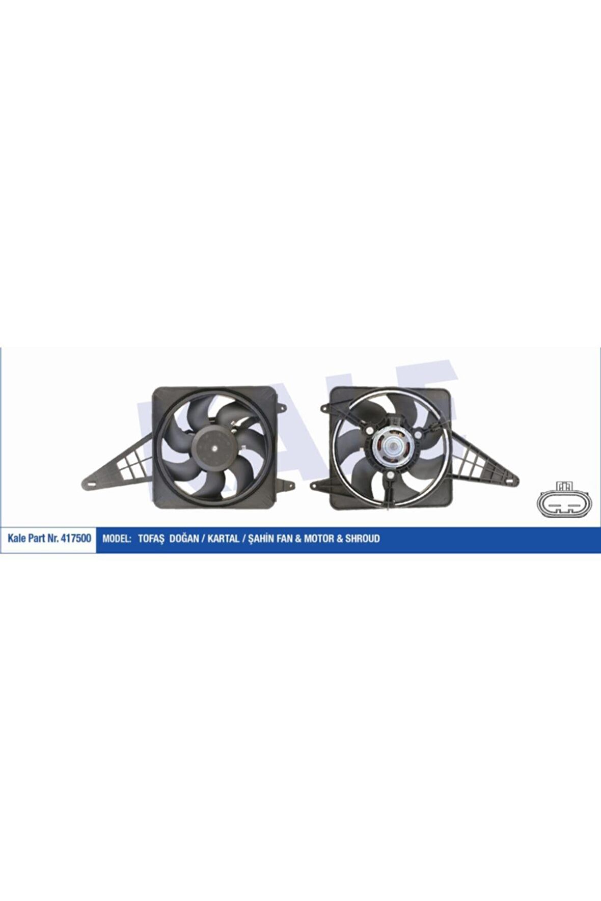 Fan Motoru Davlumbazli Soketli ( Fiat : M131 Slx ) - Klr-417500