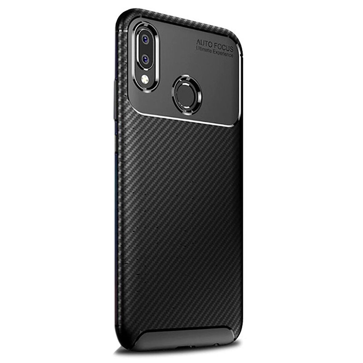 Gpack Samsung Galaxy A20e Kılıf Negro Karbon Dizayn SilikonNano Glass