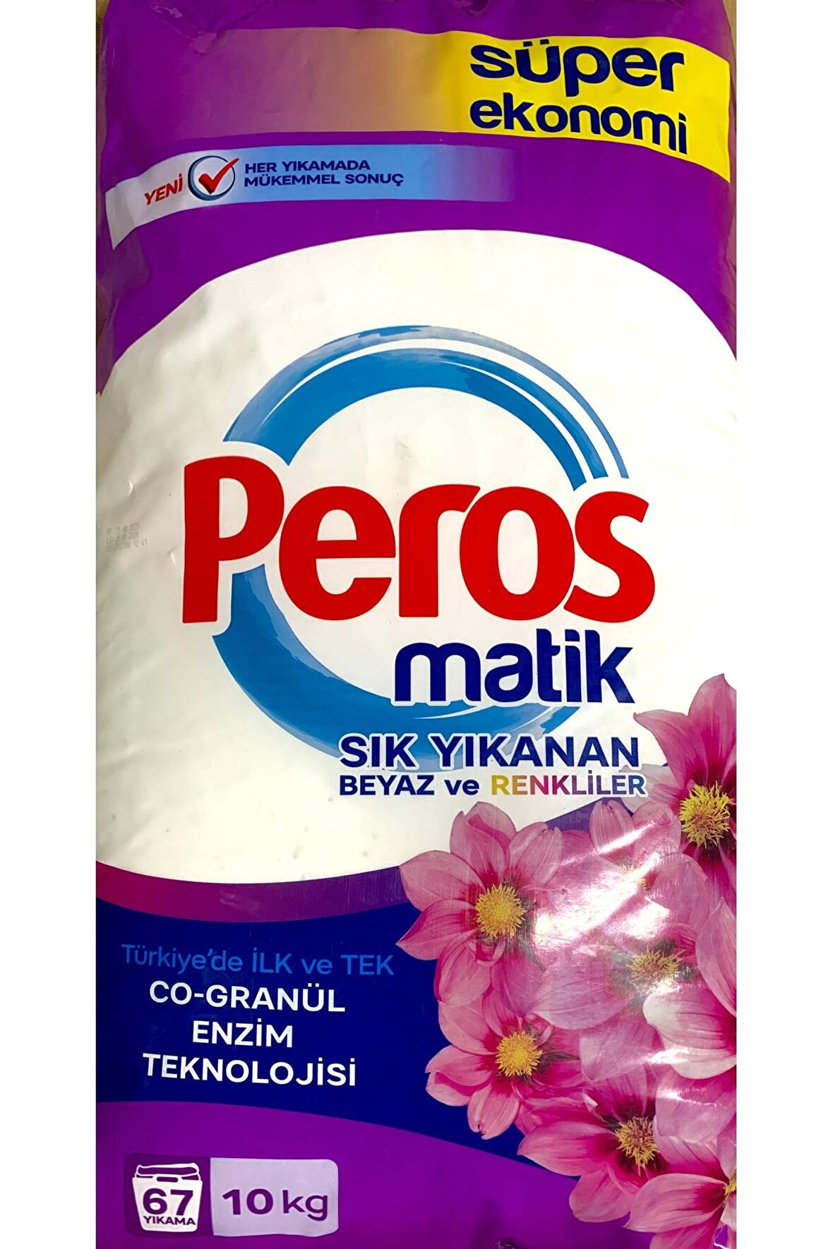 Peros 10 KG MTK SIK YIKANANLAR MOR-YILDIZ ÇİÇEĞİ