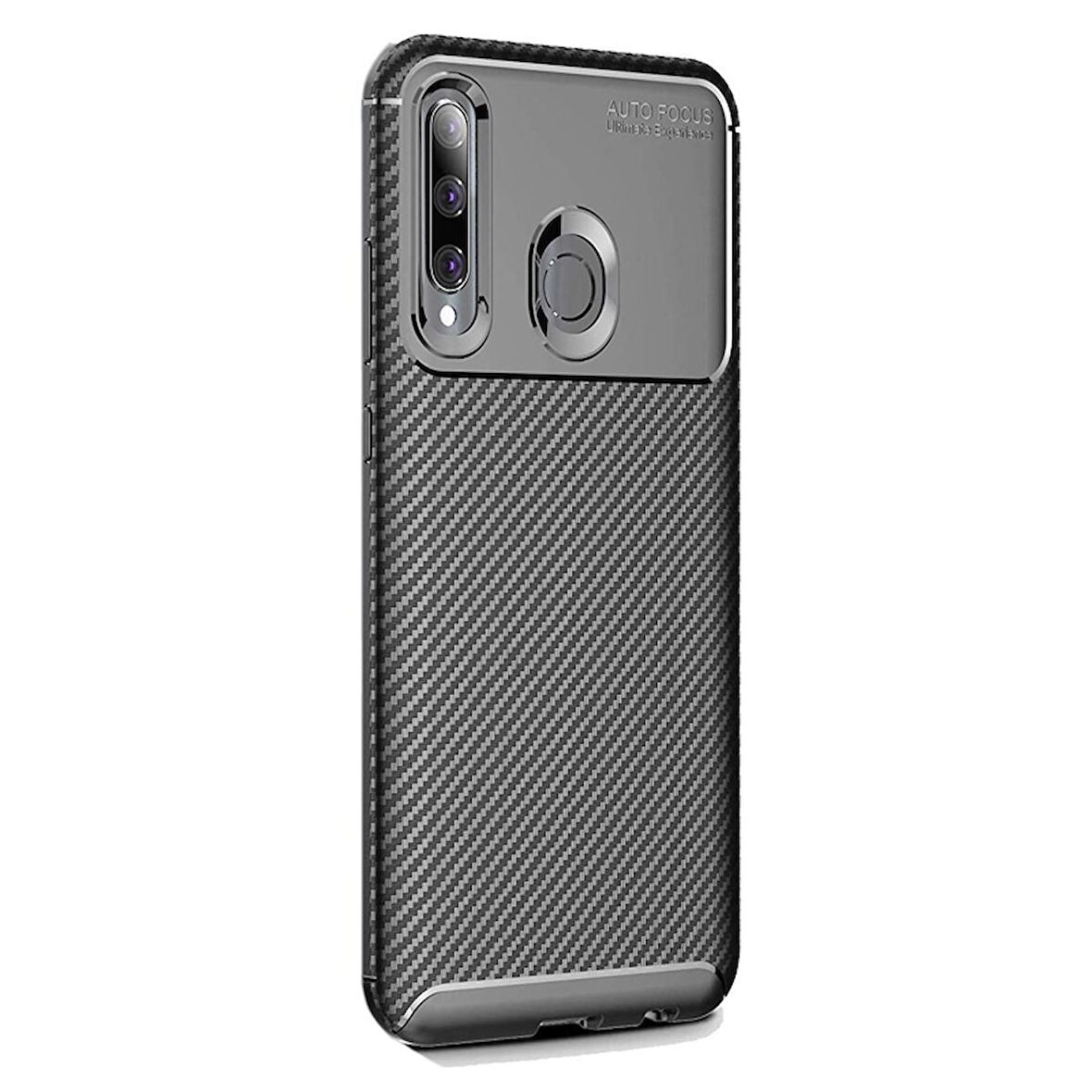 Gpack Huawei Honor 20 Lite Kılıf Negro Karbon Dizayn SilikonNano Glass