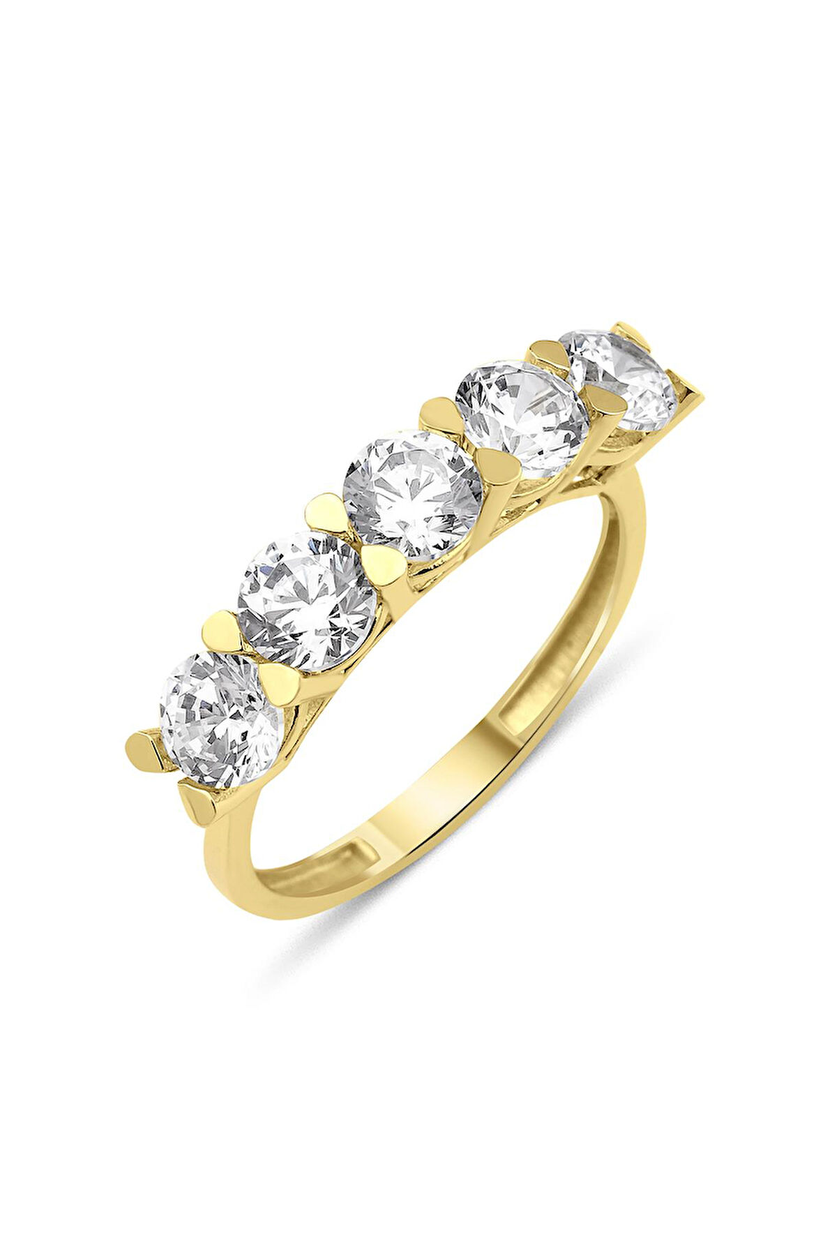 14 Ayar Altın Beştaş Yüzük