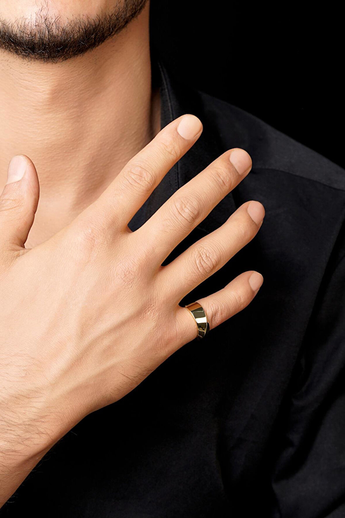 14 Ayar Altın Sirus Erkek Yüzük