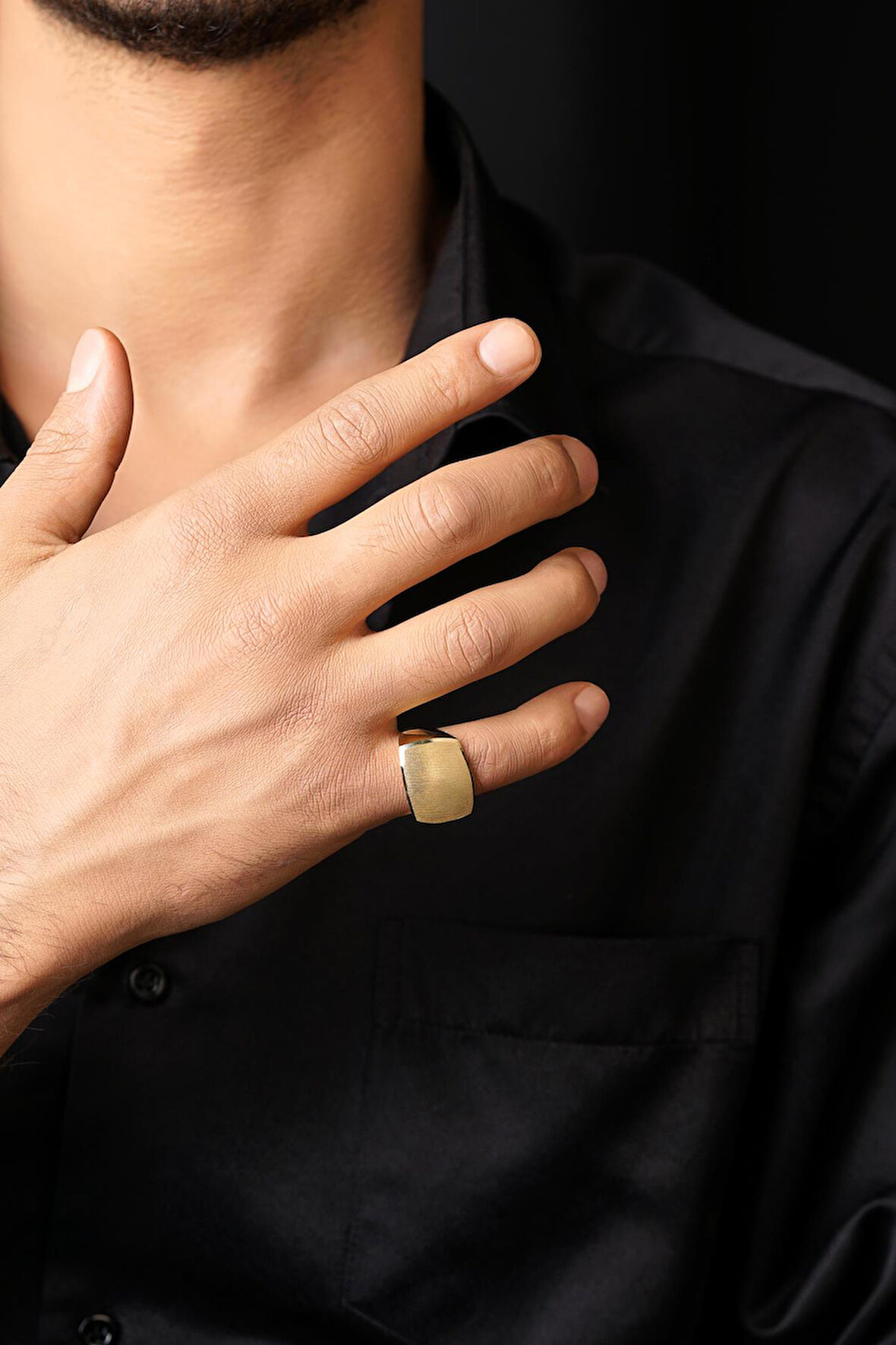 14 Ayar Altın Vita Erkek Yüzük