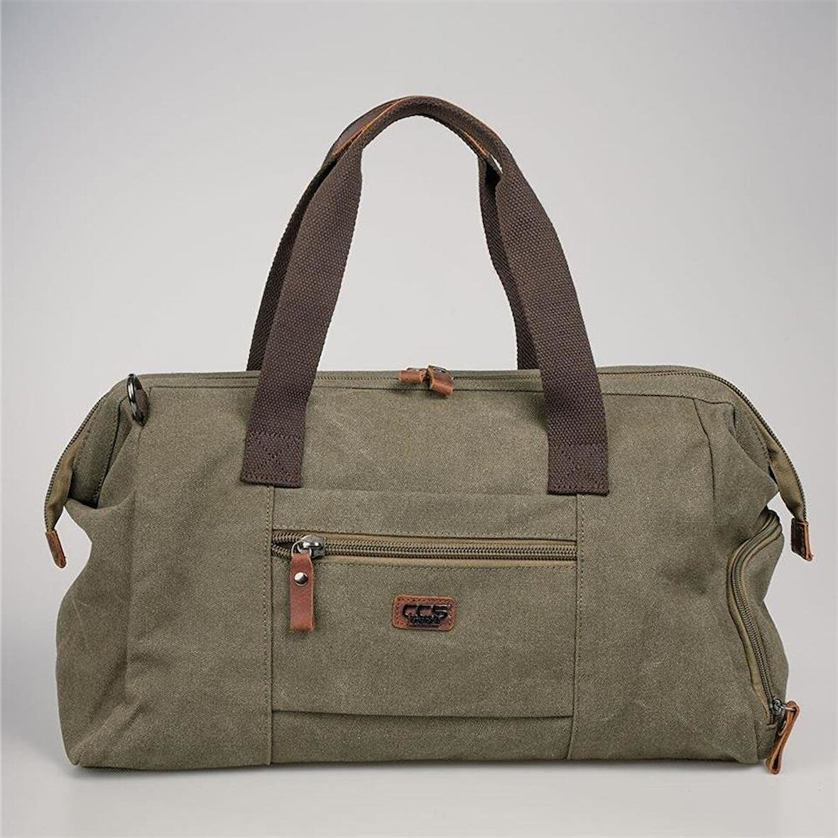 ÇÇS 40231 Kanvas Seyahat Çantası Yeşil