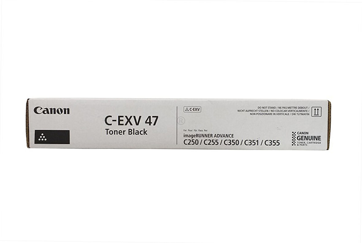Canon C-EXV 47 Siyah Toner Orjinal, C 250, 255, 350, 8516B002AA
