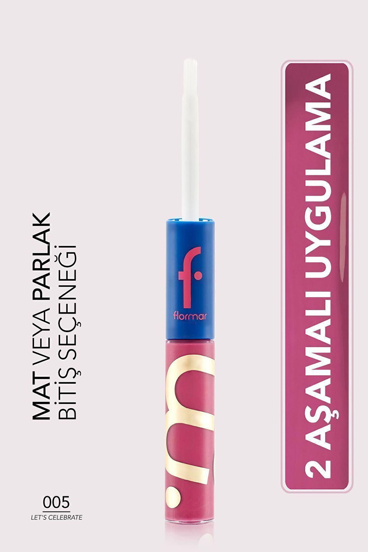 Flormar Parlatıcılı Mat Likit Ruj - Festival Spirit Lsk. -005 Let's Celbrate-8682536045360