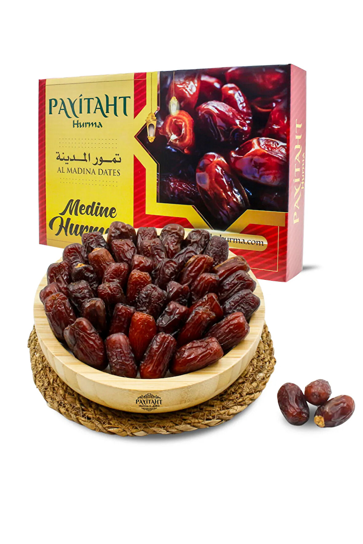 Medine Sufri Lüks Duble Hurma 3kg -yeni Mahsul- Ince Kabuklu Tatlı Lezzetli Sufrilüks3kg