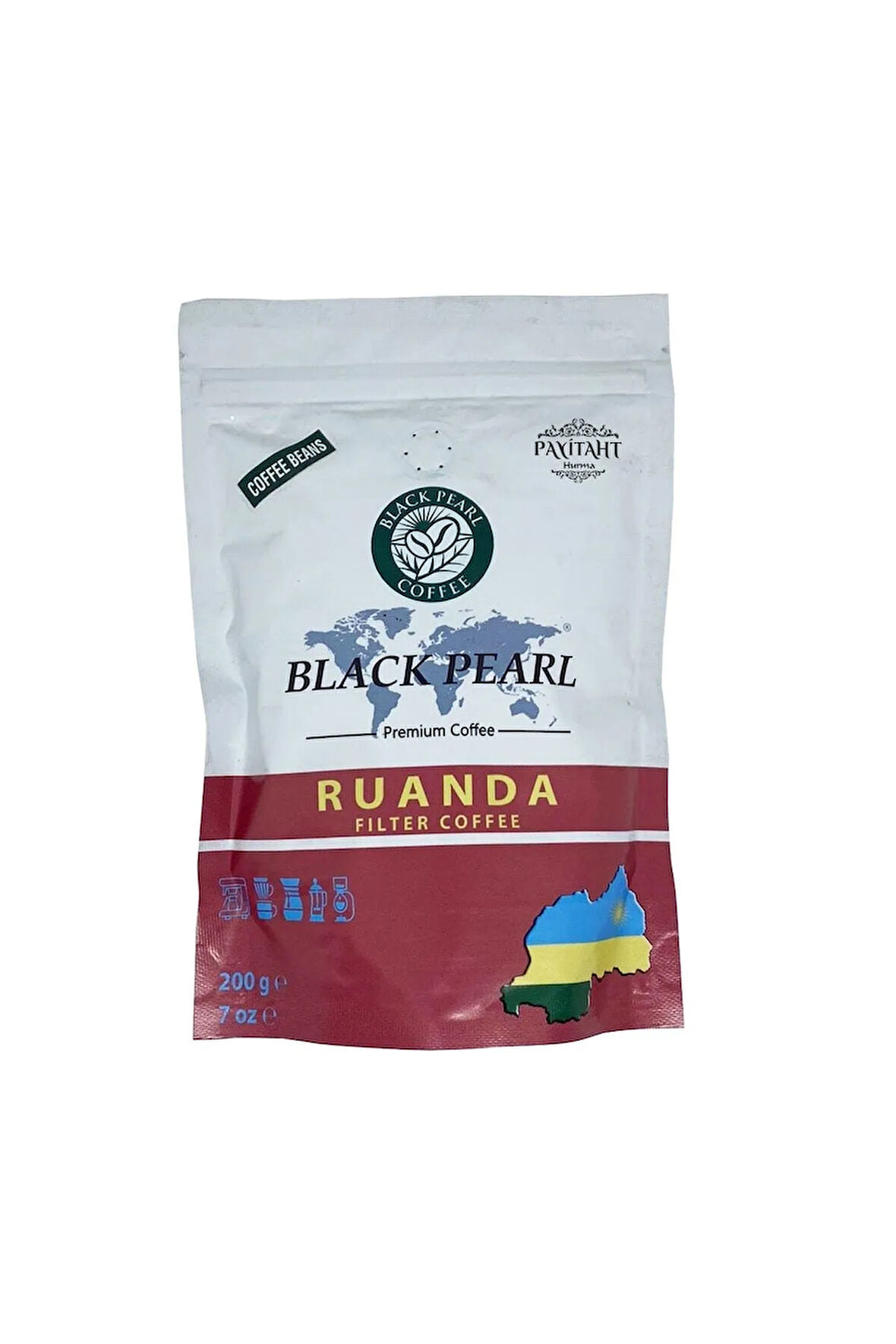 Black Pearl - Ruanda Filtre Kahve 200 Gr