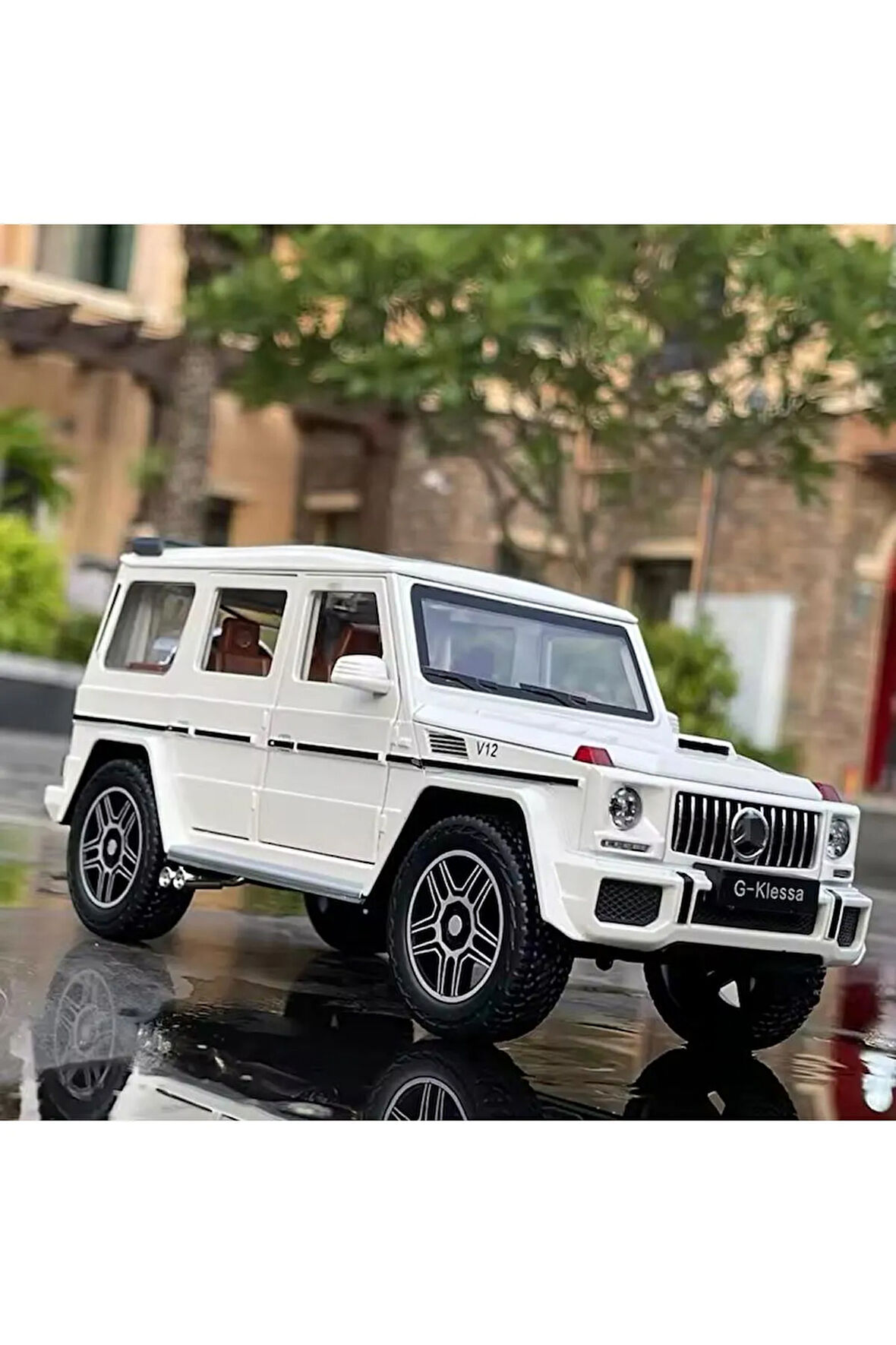 Mercedes Benz Brabus G 63 Jip Diecast Koleksiyon Araba Mercedes G63 Jip 1:24 Kapılar Açılır