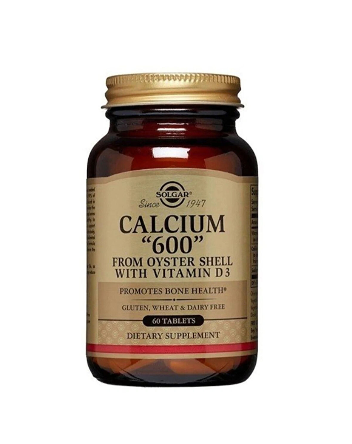 Solgar Calcium 600mg Osyter Shell 60 Tablet