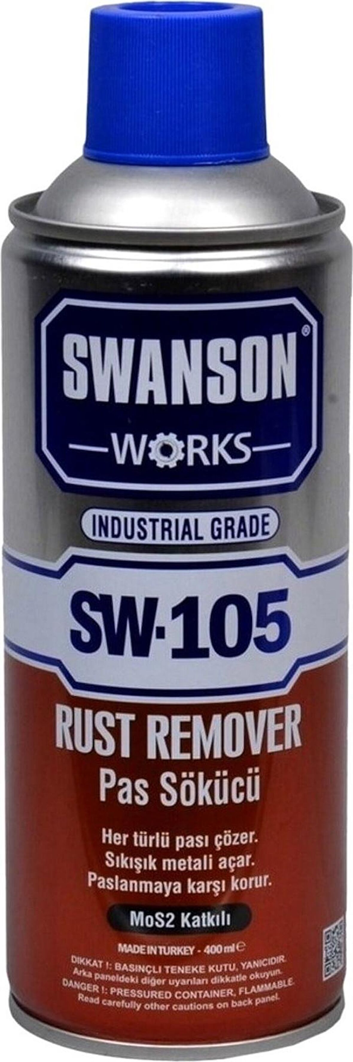 Swanson Sw- 105 Pas Sökücü Sprey 250 ml - Pas Çözücü Sprey