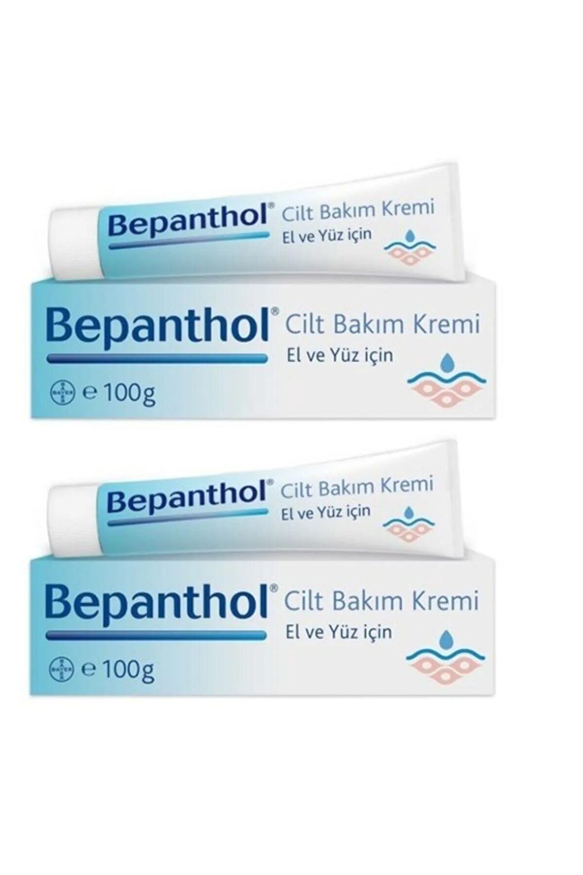 El Ve Yüz Için Cilt Bakım Kremi 100 Gr X 2 Adet