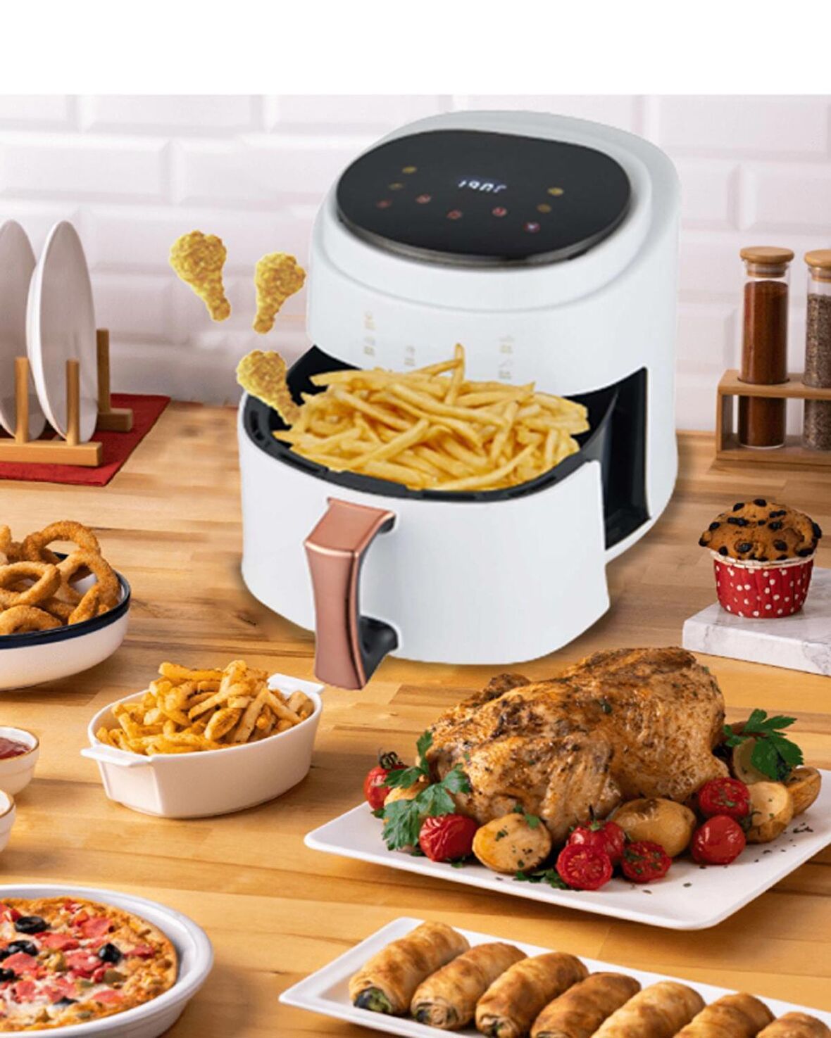 Hiking Airfryer Akıllı Yağsız Pişirici Fritöz