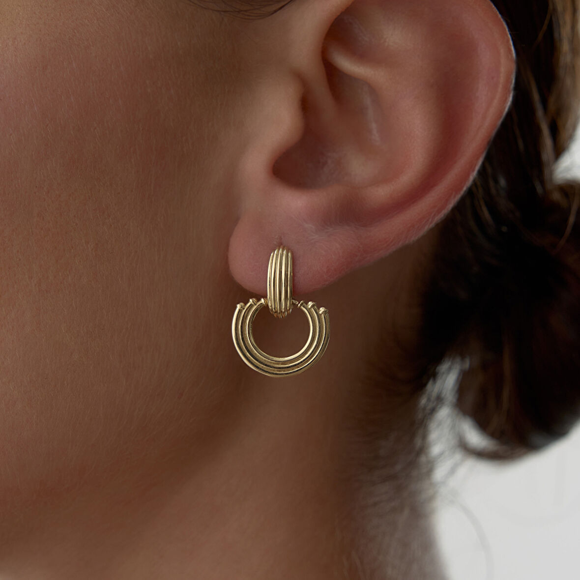 Parlak Katmanlı Küpe