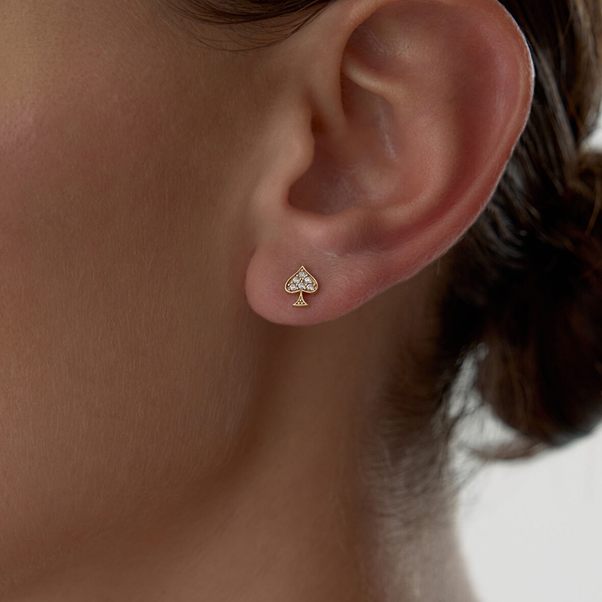 Maça Işıltısı Küpe