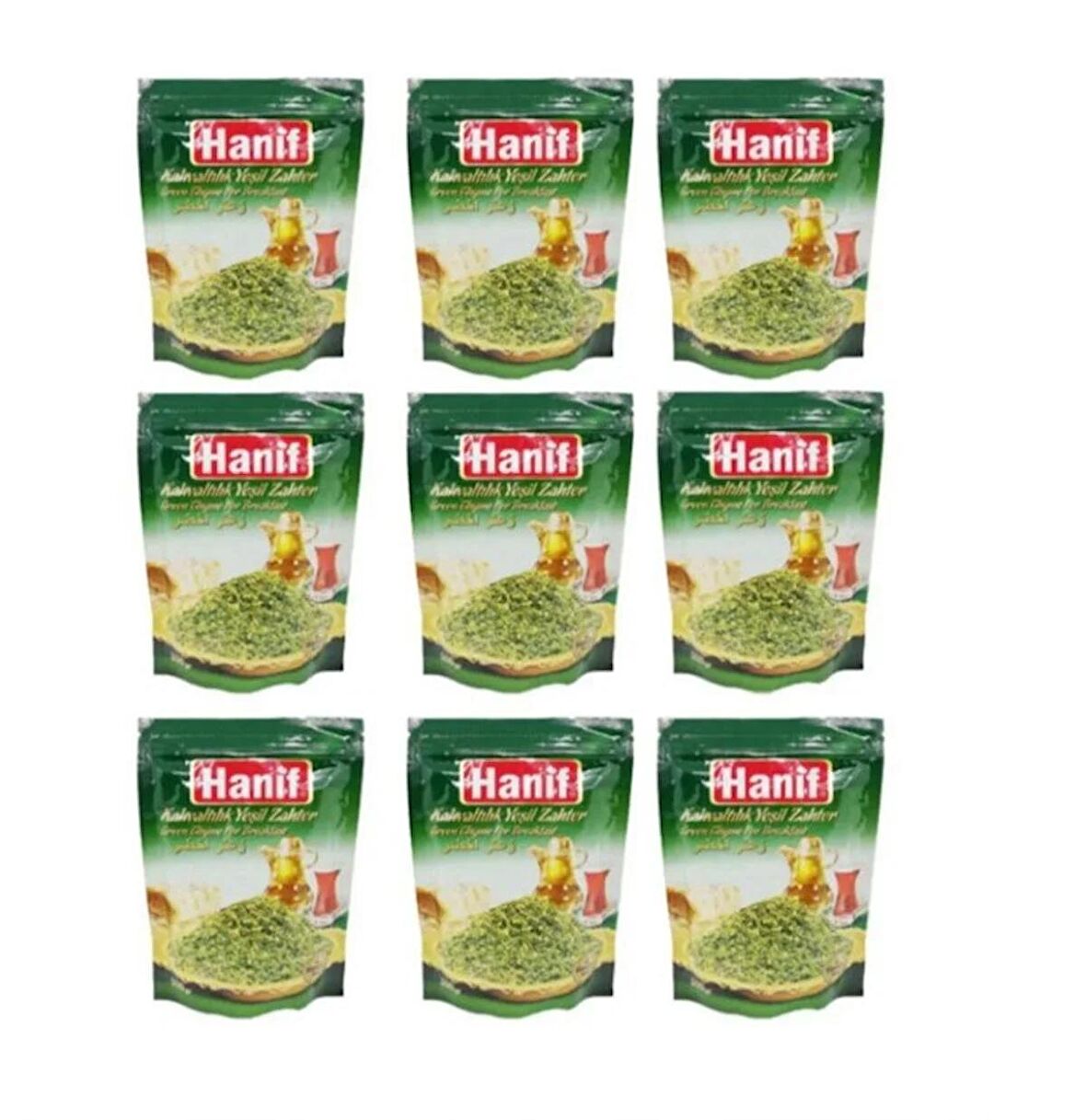 Hanif Kahvaltılık Yeşil Zahter 9 x 300 G