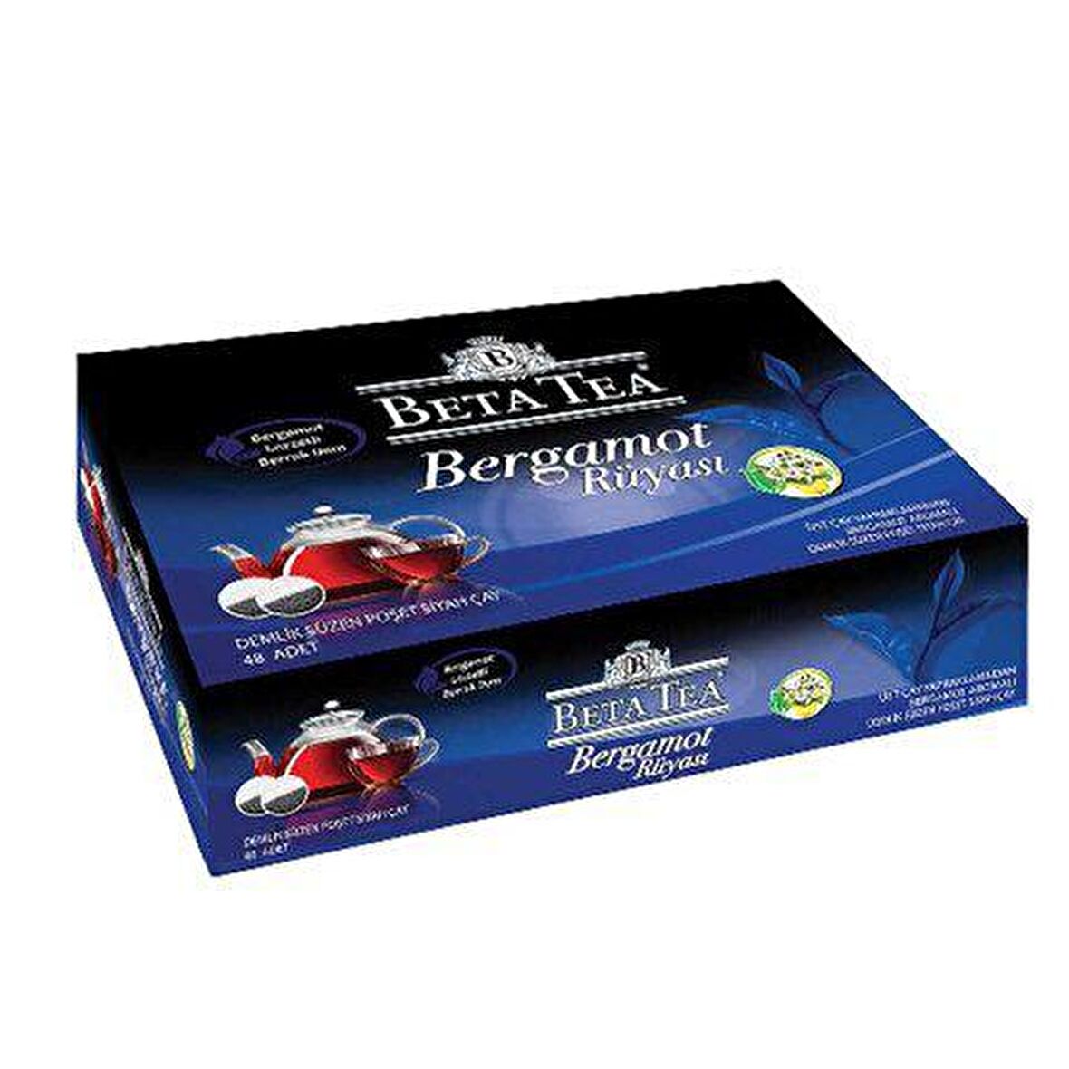 Beta Tea Bergamot Demlik Poşet Siyah Çay 3.2 gr 48'li 